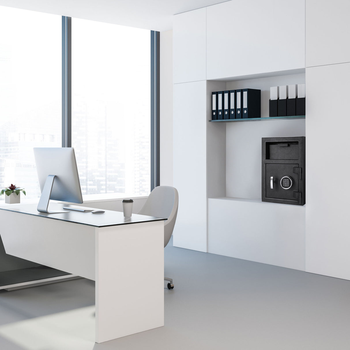 Solid Steel Keypad Depository Safe