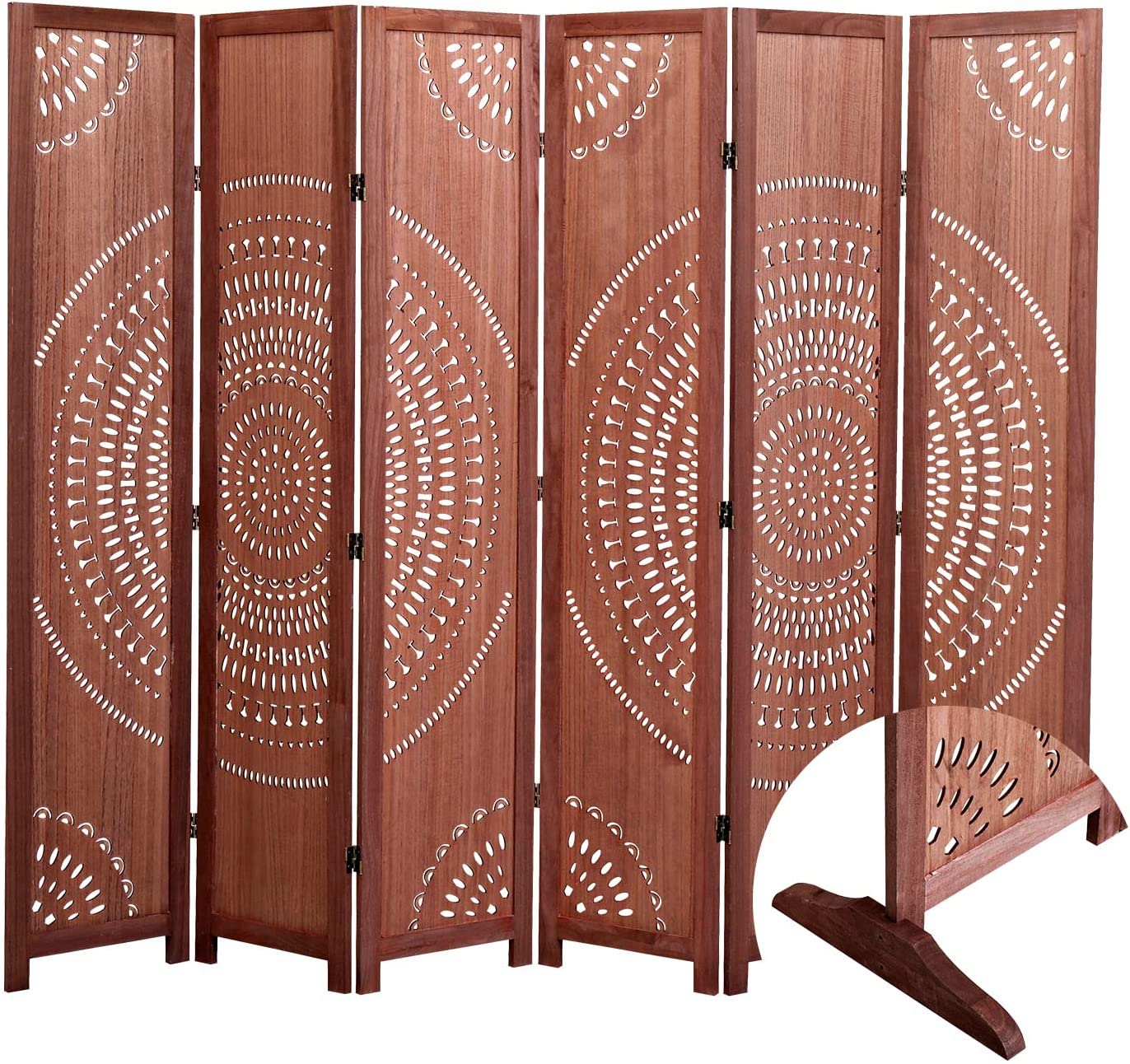 Panel Solid Wood Folding Room Divider