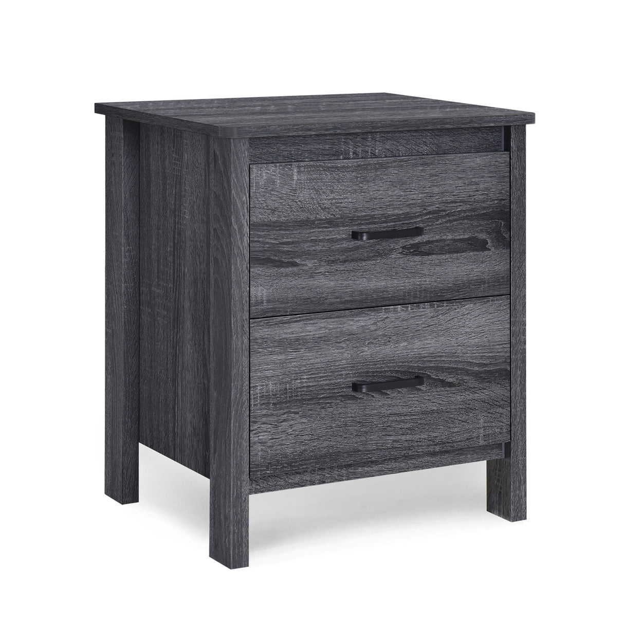 Titeca - Contemporary Wood 2 Drawer Nightstand