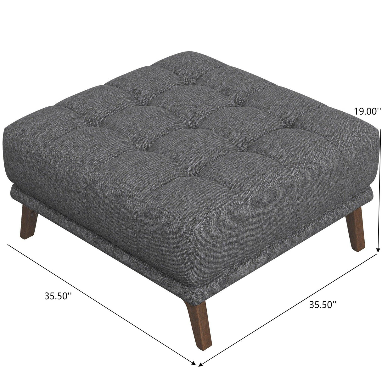 Addison - Square Upholstered Ottoman