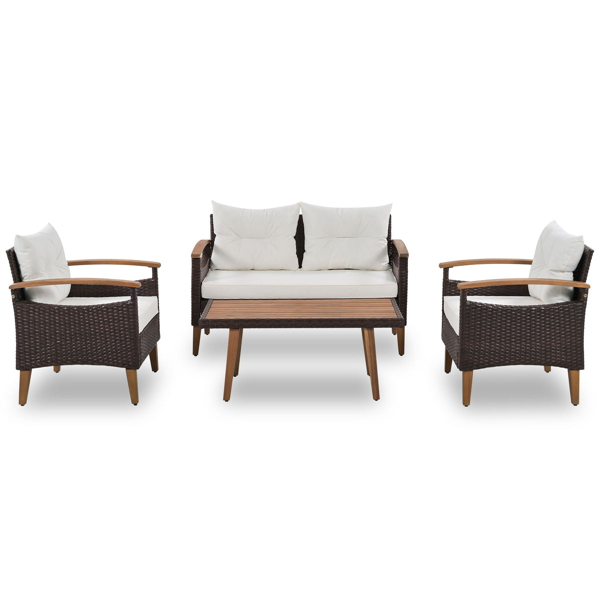 4 Piece Garden Furniture, Patio Seating Set