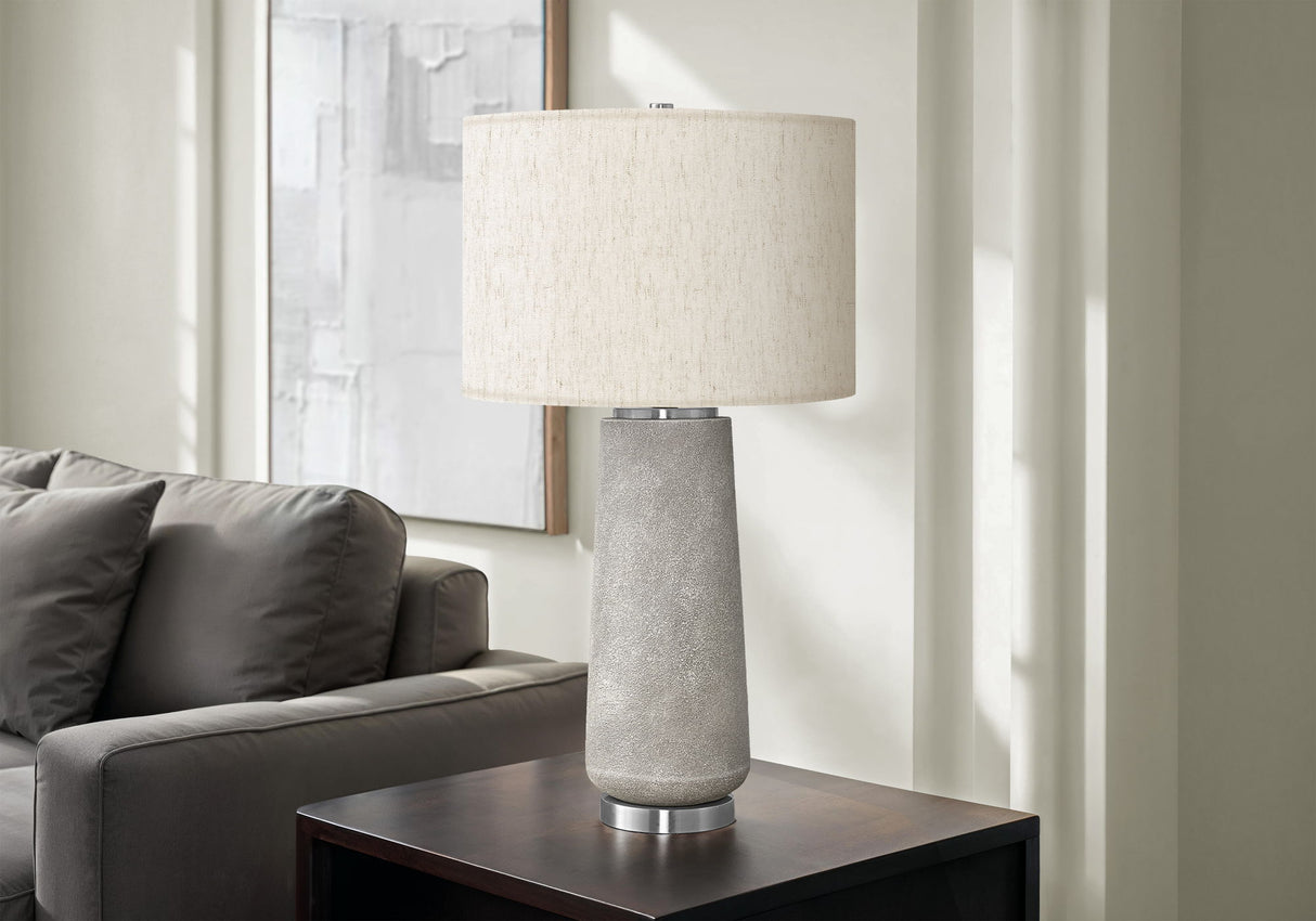 Lighting, Table Lamp, Resin, Modern - Gray