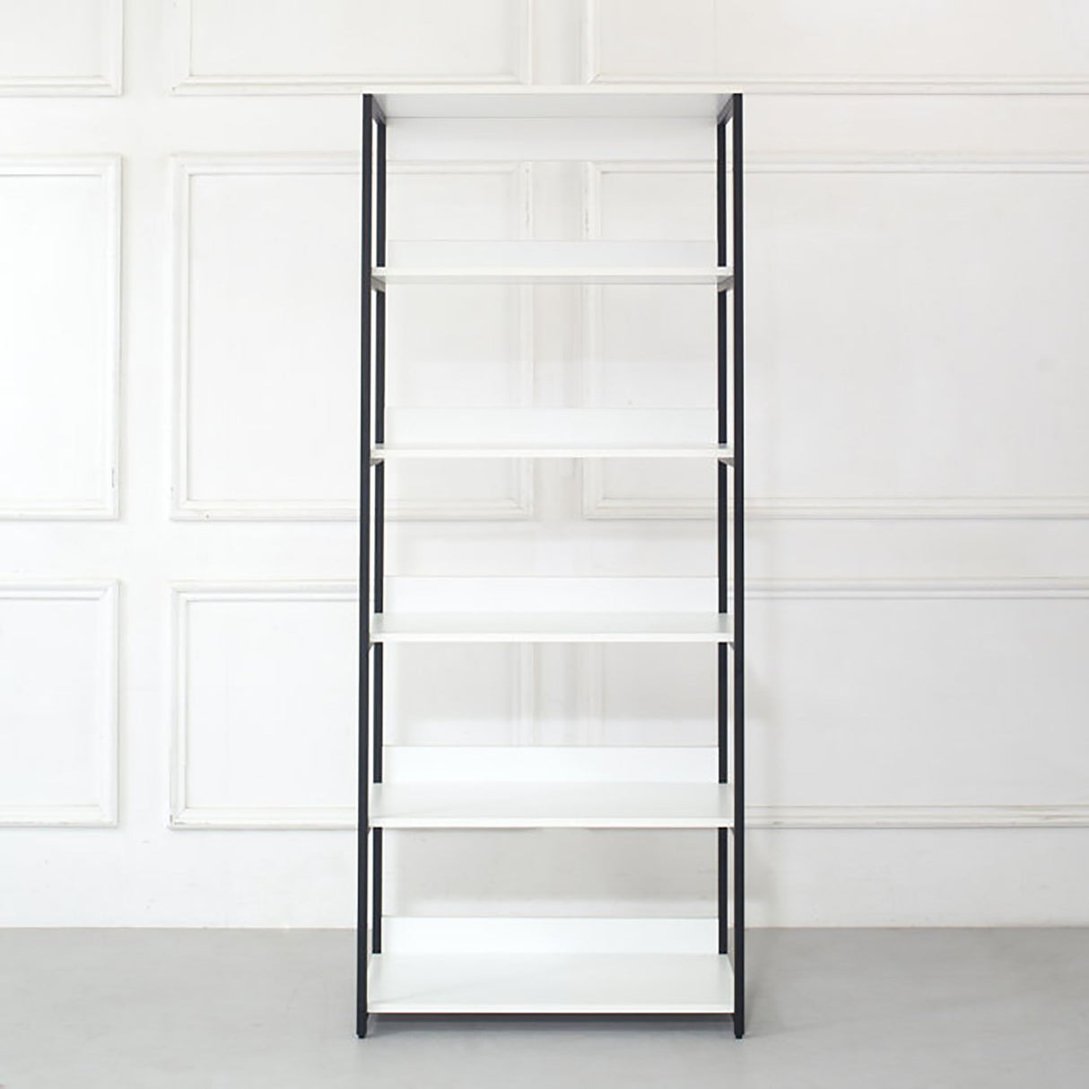 Fiona - Freestanding 3 Tower Wood Closet System With Metal Frame 7 Shelf Walk - White