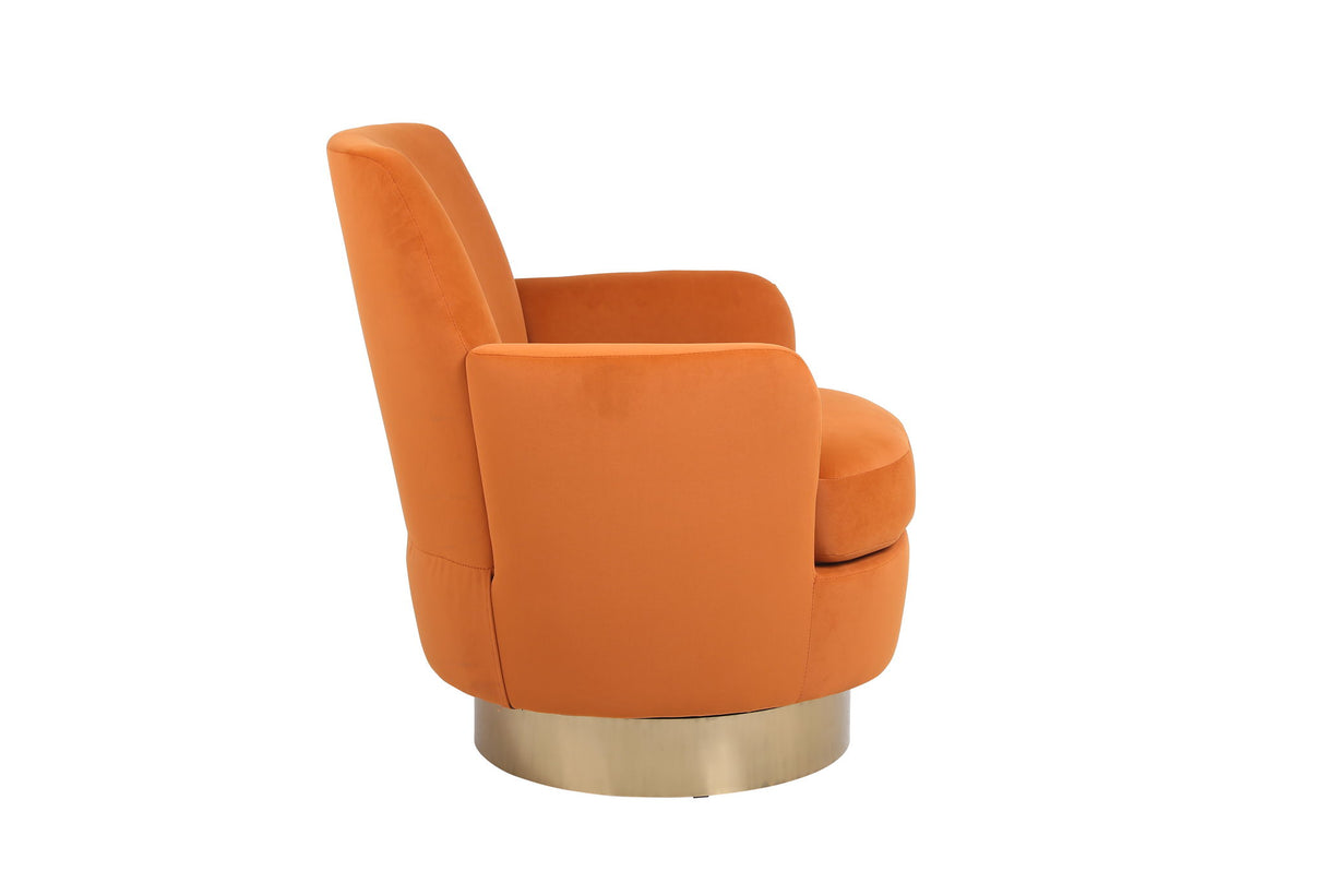 Teddy Swivel Barrel Chair, Swivel Accent Chairs Armchair For Living Room
