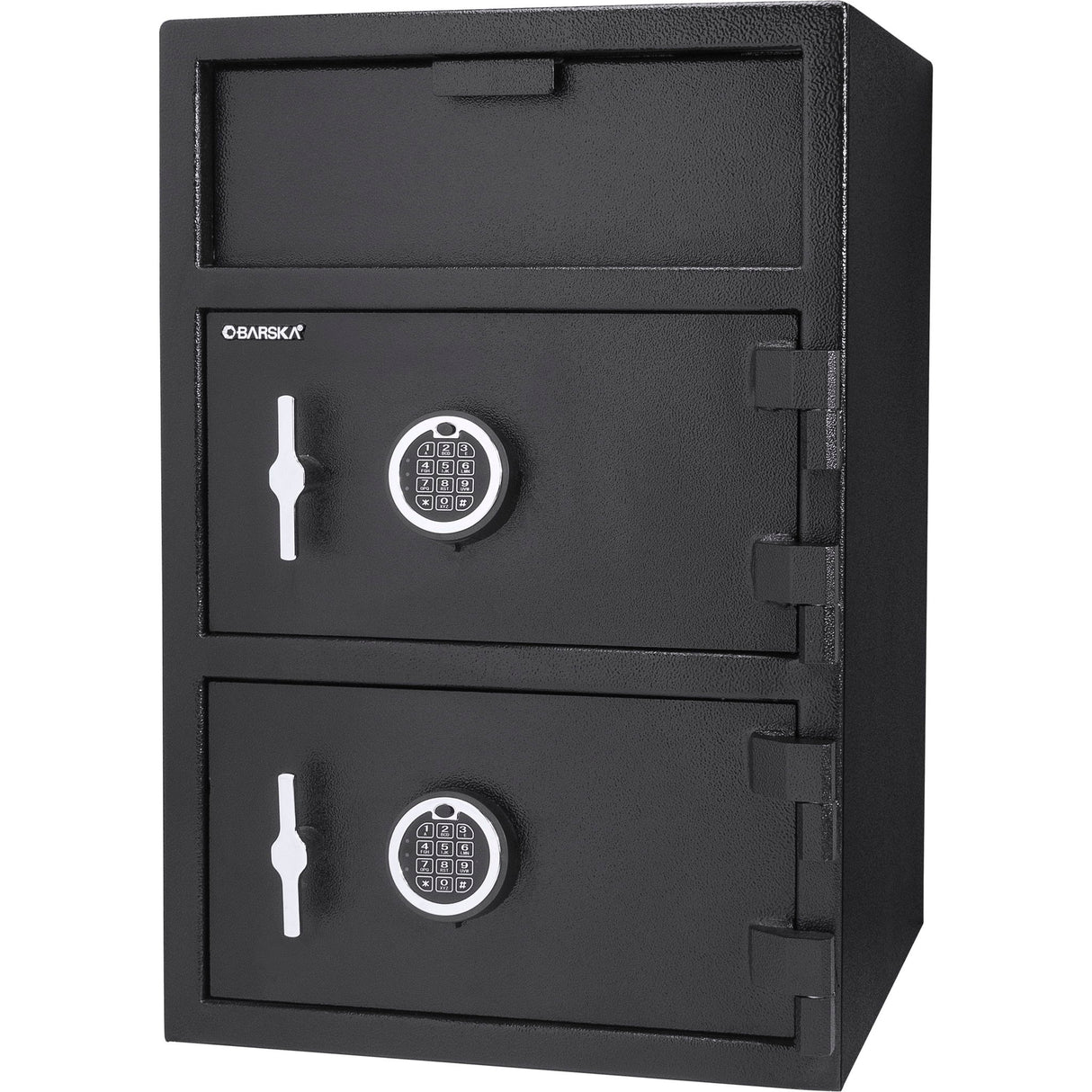 Digital Keypad 2 Lock Depository Safe 1 6 2 Cubic Ft - Black