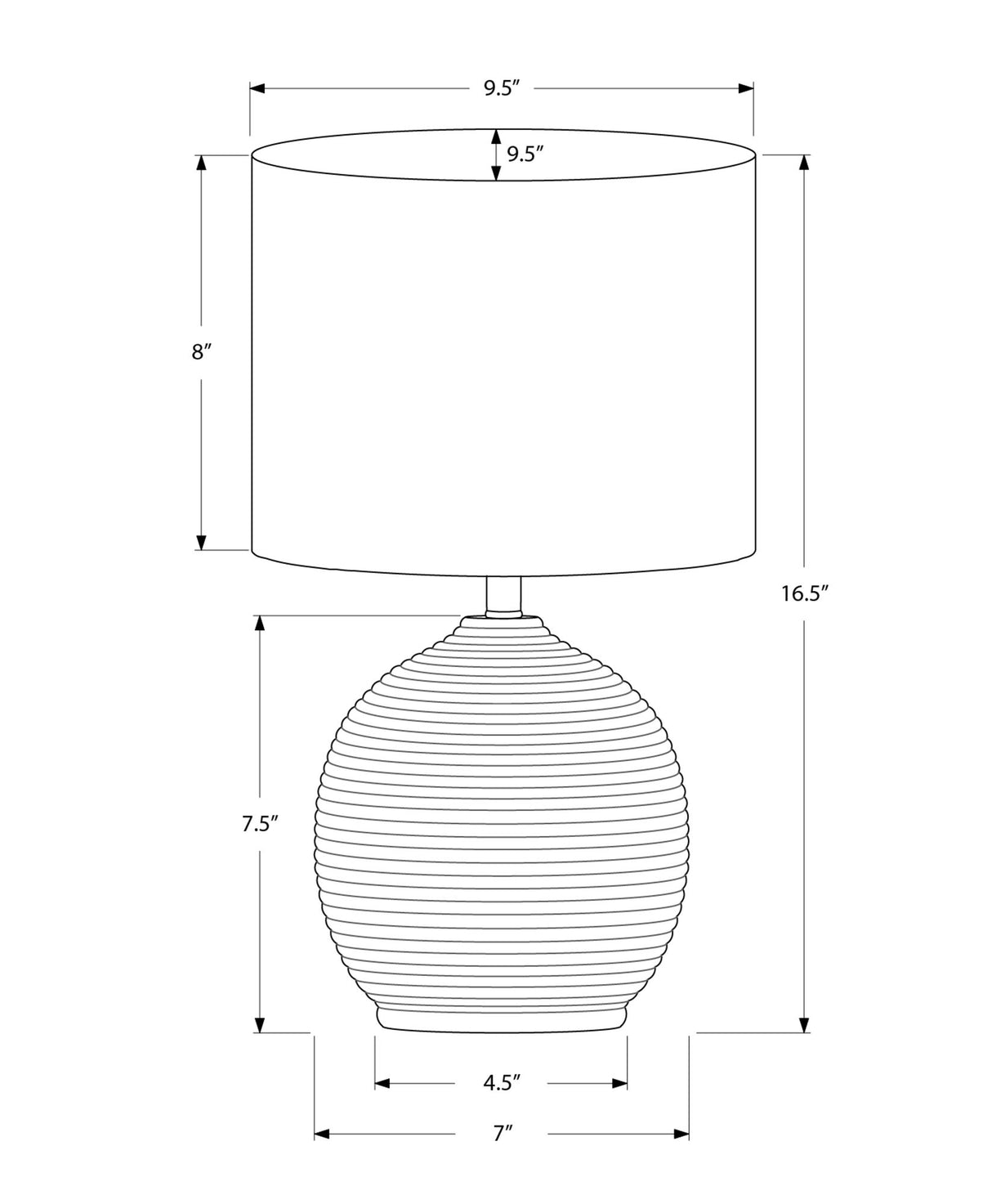 Lighting, Resin, Contemporary - Black