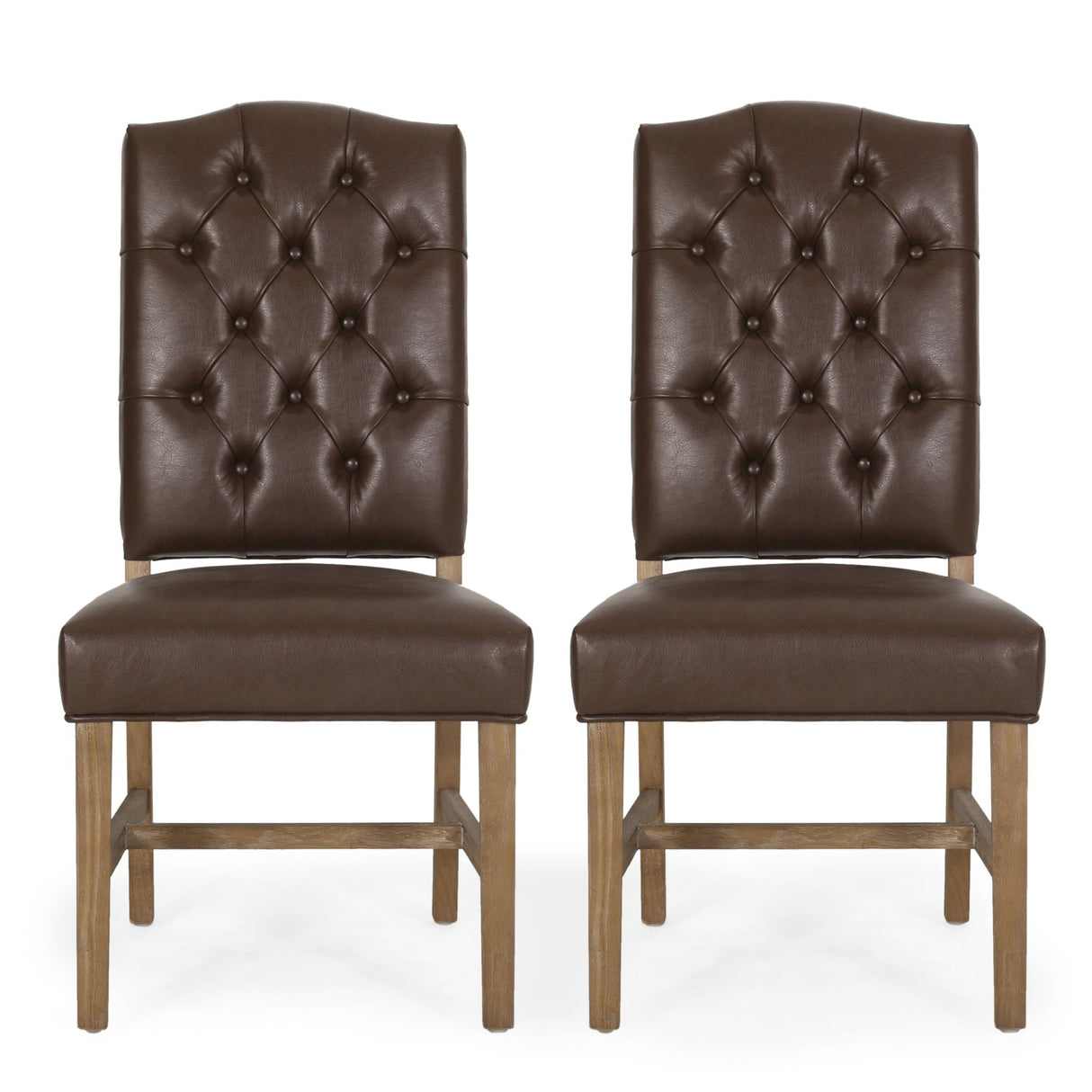 Elegant Dining Chair With Button Tufted Design