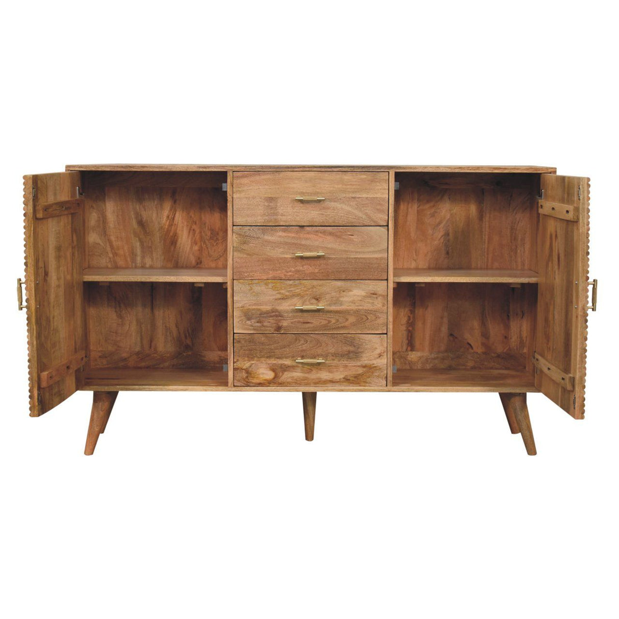 Soba - T Bar Large Nordic Chest - Oak