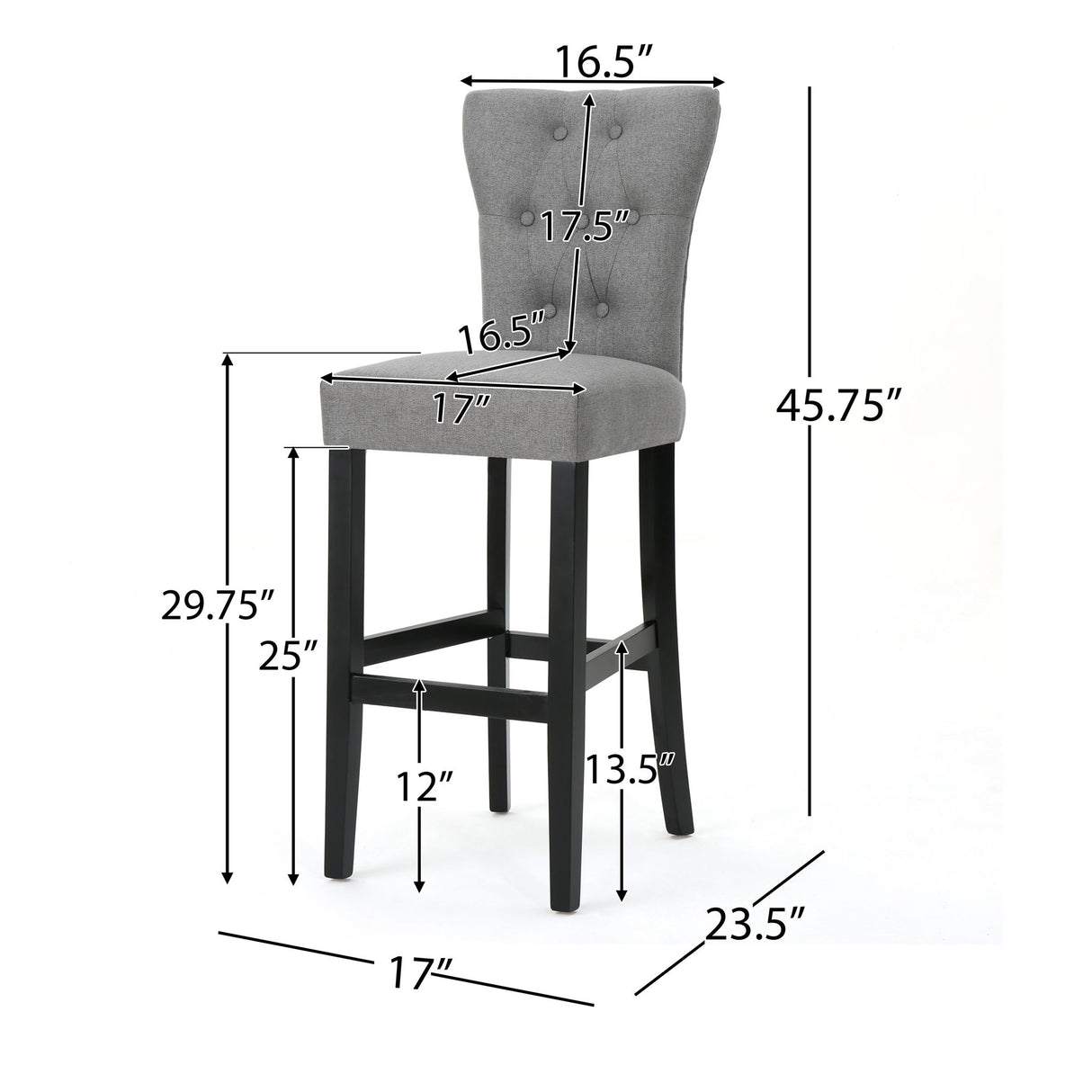 Elegant Barstool Set With Plush Cushioning