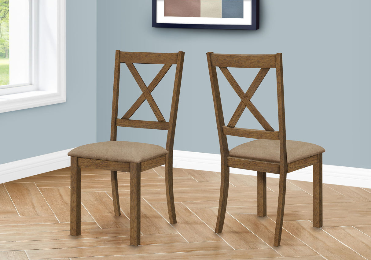 Dining Chair Side, Upholstered For Dining Room, Transitional (Set of 2)