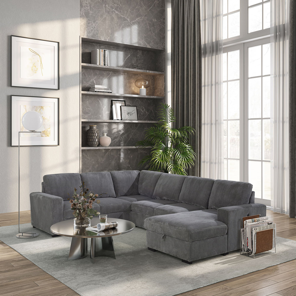 Melody - Sectional Sofa With Plush Cushioning