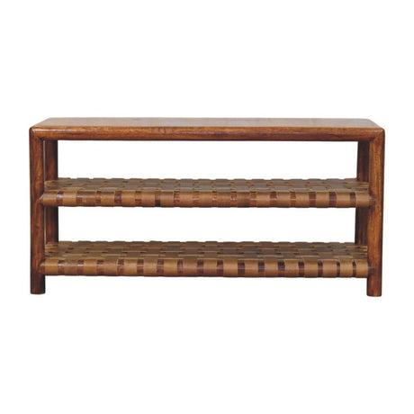 Regency - Woven 2 Slot Shoe Rack - Brown