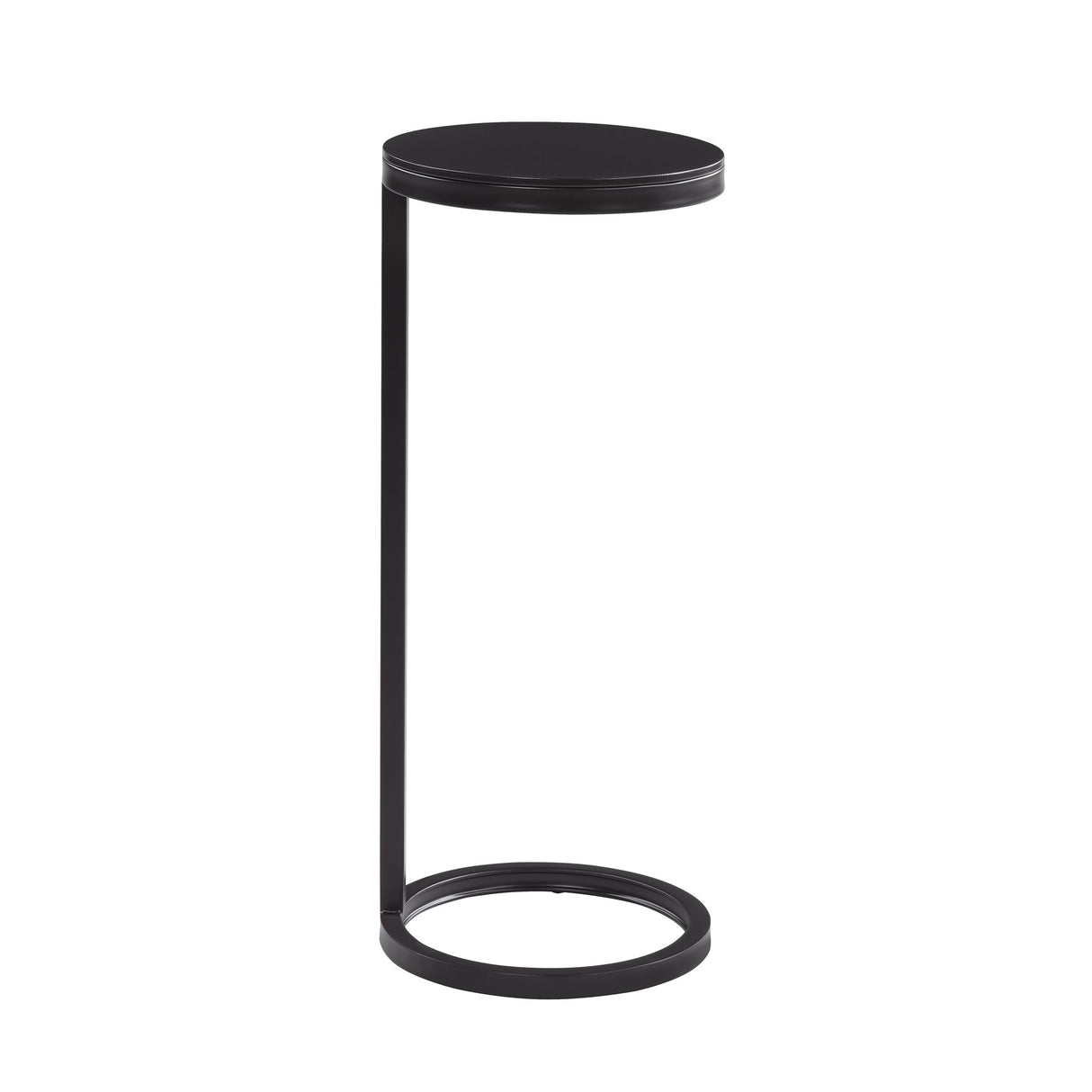 Yancey - Round Metal Accent Table - Antique Bronze