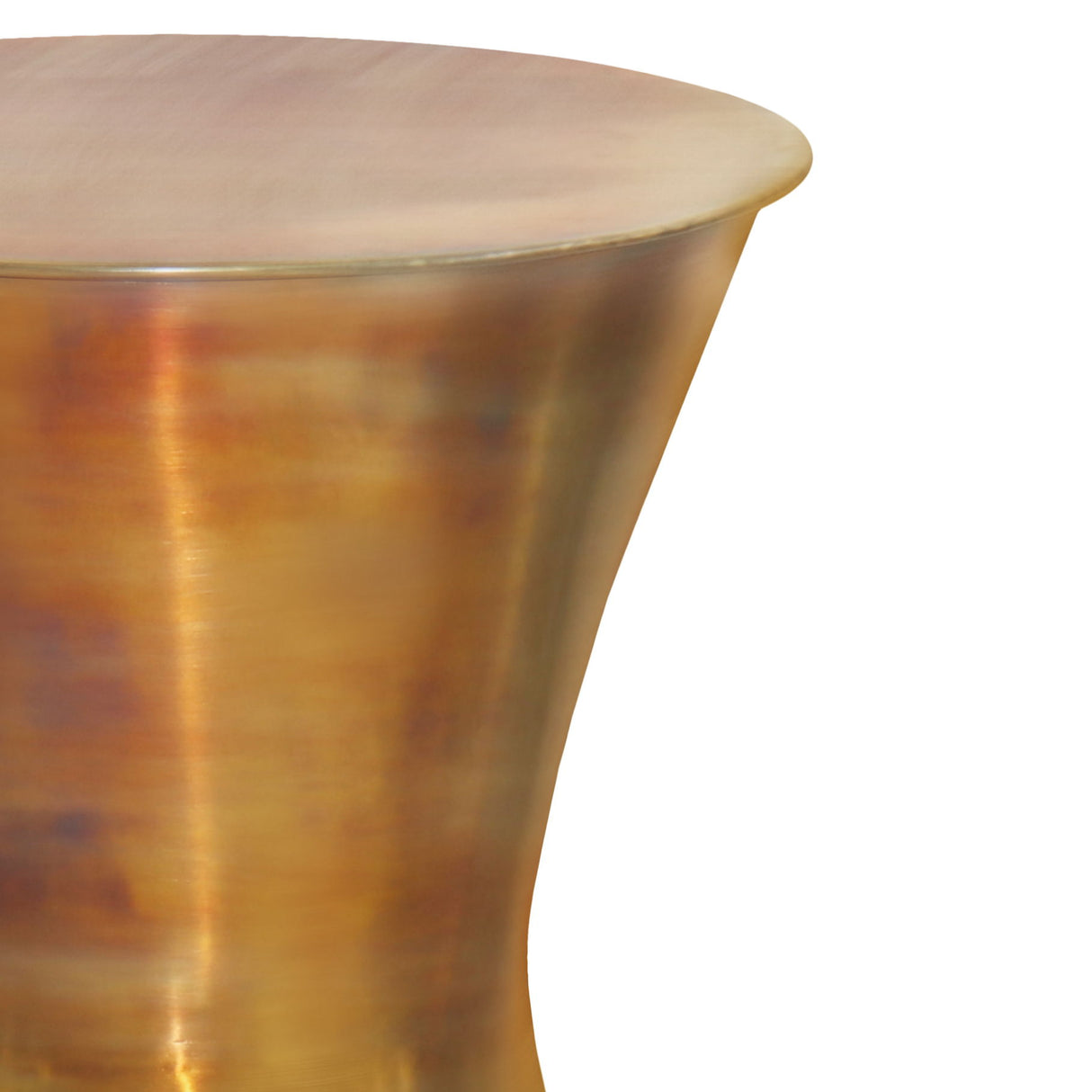Kenton - Side Table - Tarnished Brass