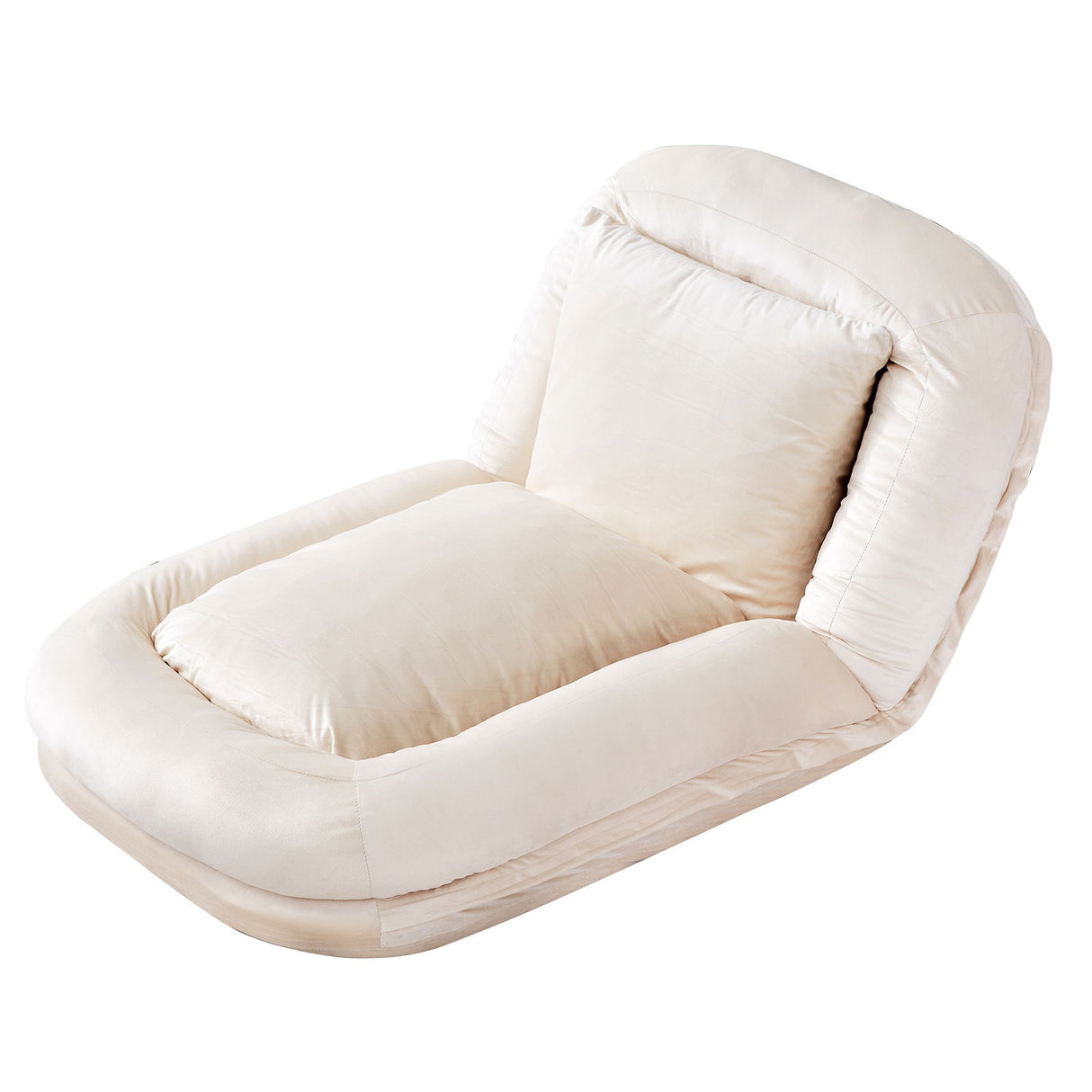 Contemporary Folding Sofa Chair With 5 Adjustable Positions For Gaming, Meditation, And Relaxation