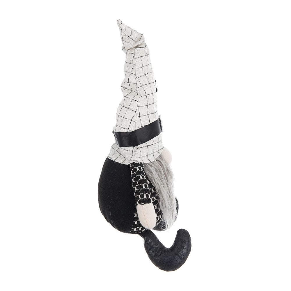 Sitting Gnome With Hat Spider, For Halloween Decor