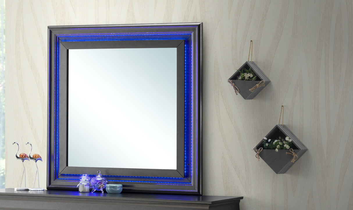 Elegant Transitional LED Mirror