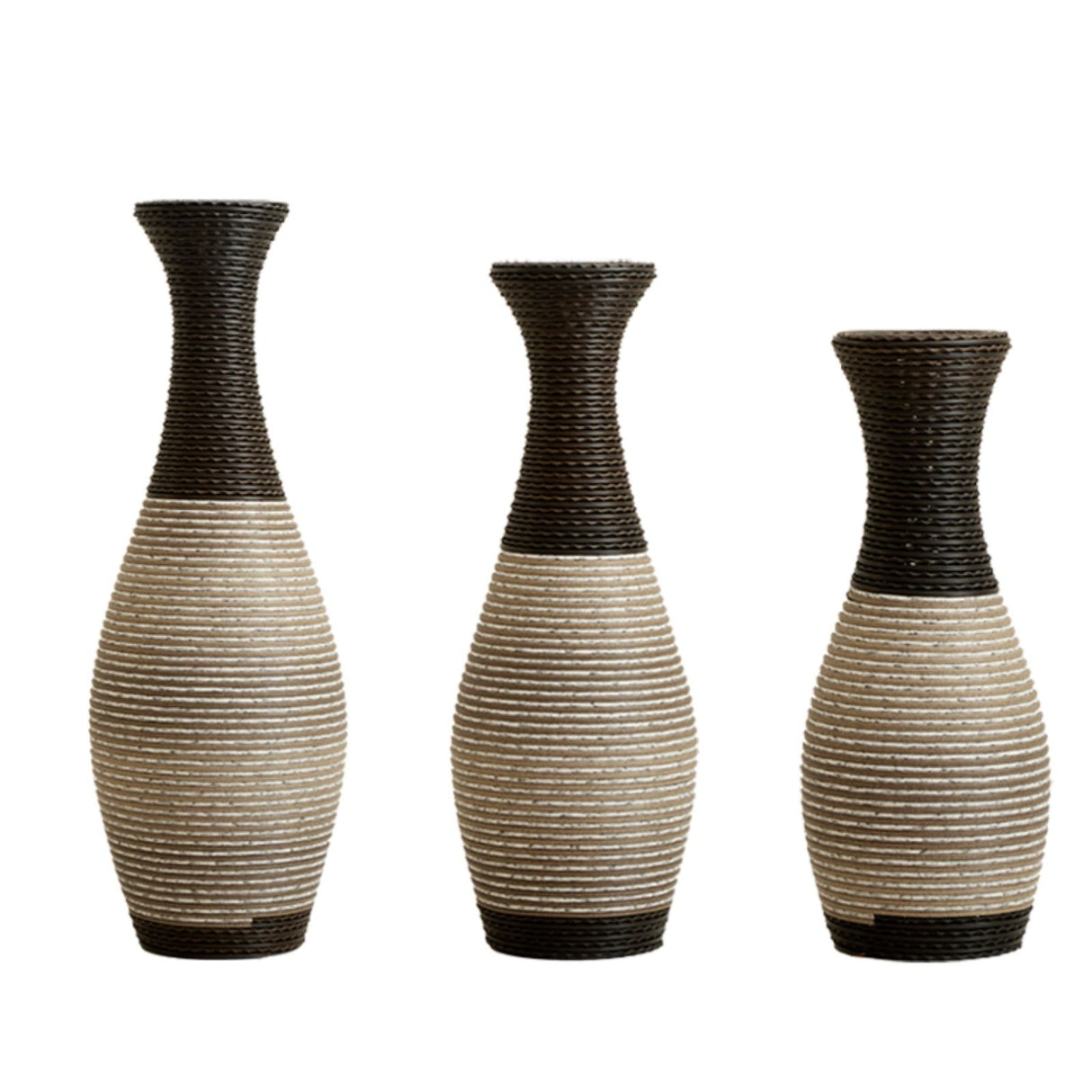 Designer Floor Vases, Large Vases For Home Decor Flooring (Set of 3)