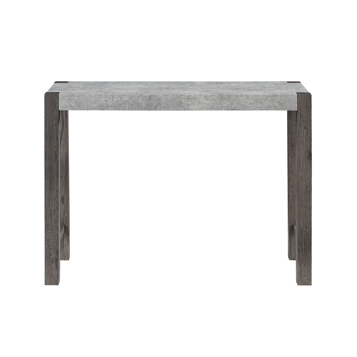 Regina - Console Sofa Table And Double Pedestal Base - Gray