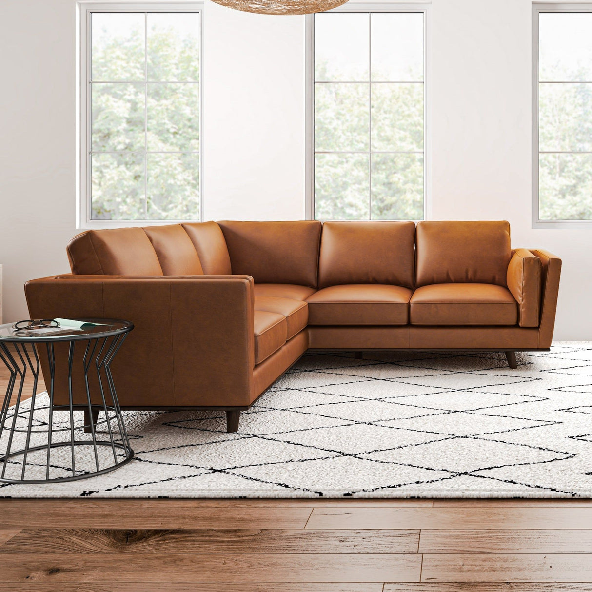 Erman - Corner Sofa - Tan