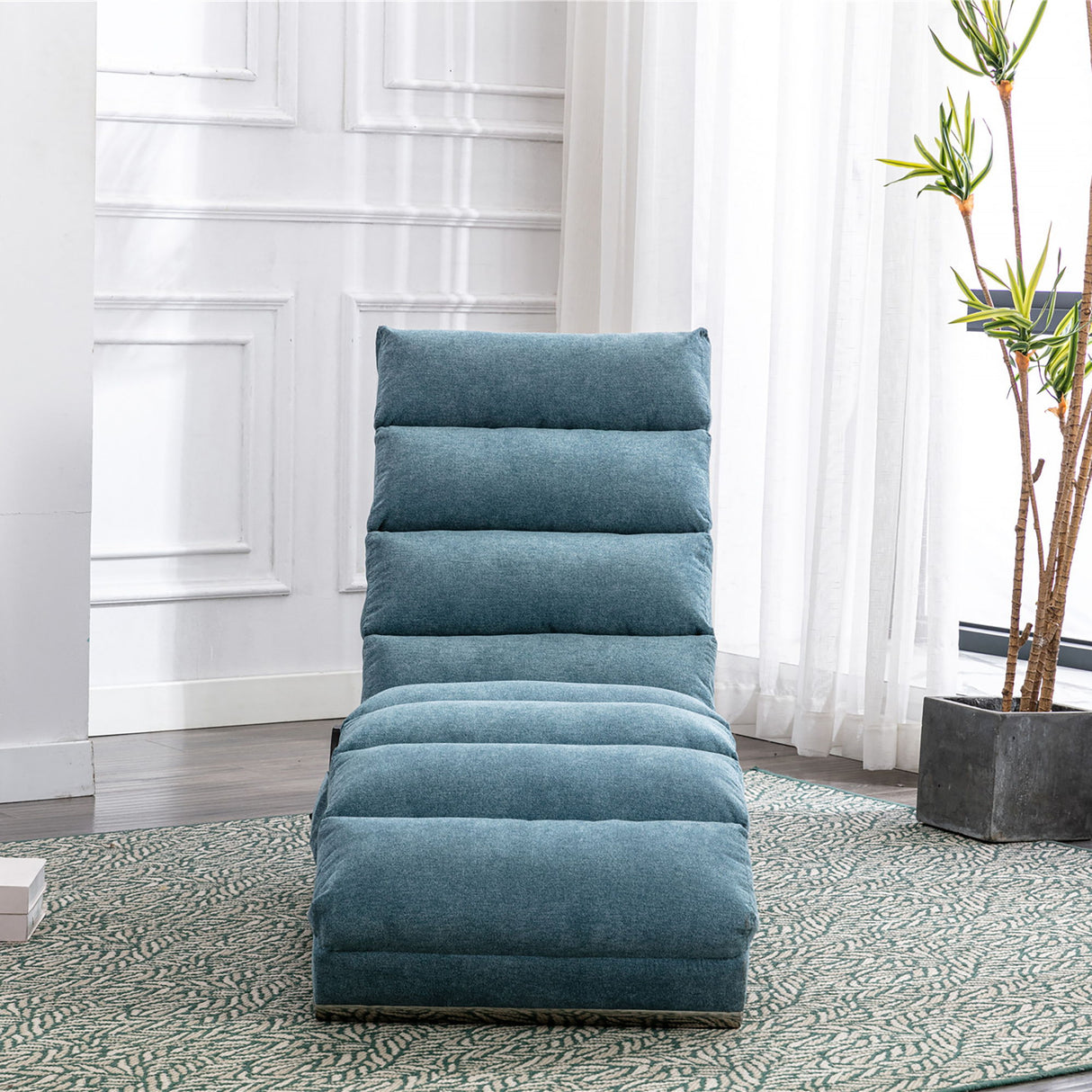 Massage Chaise Lounge Indoor With Remote Control, Ergonomic Electric Massage Lounger