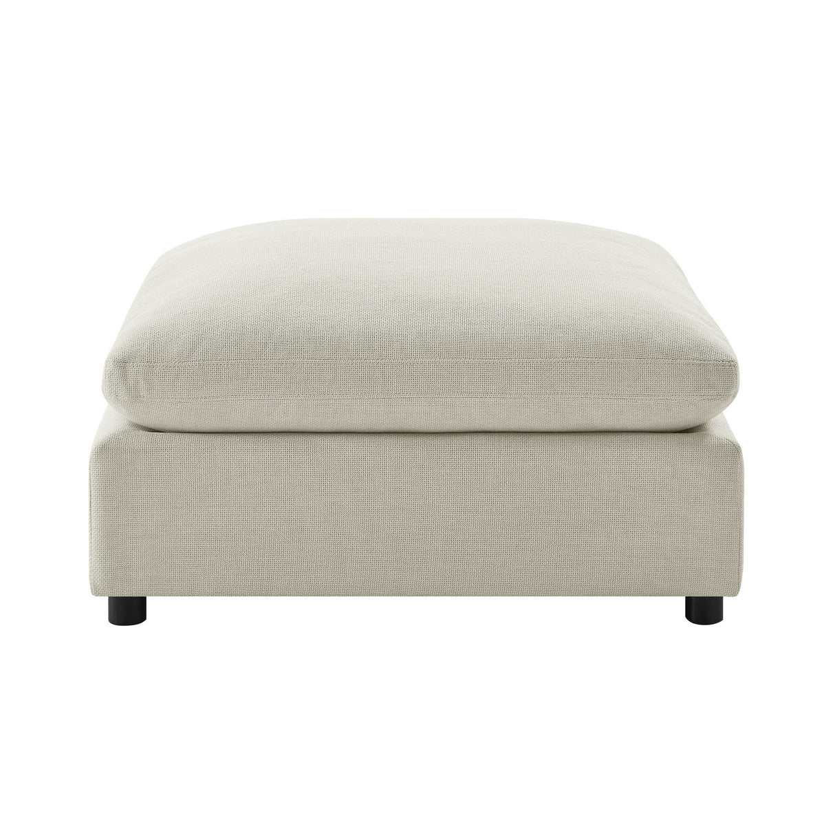 Cassandra - Square Ottoman - Beige