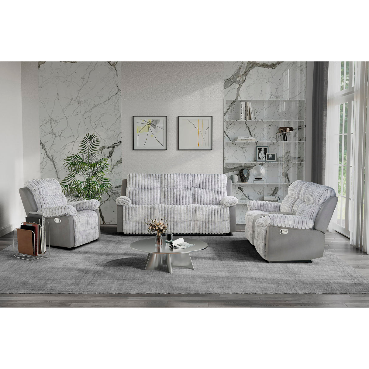 Bruni - Glider Recliner With Manual Recline