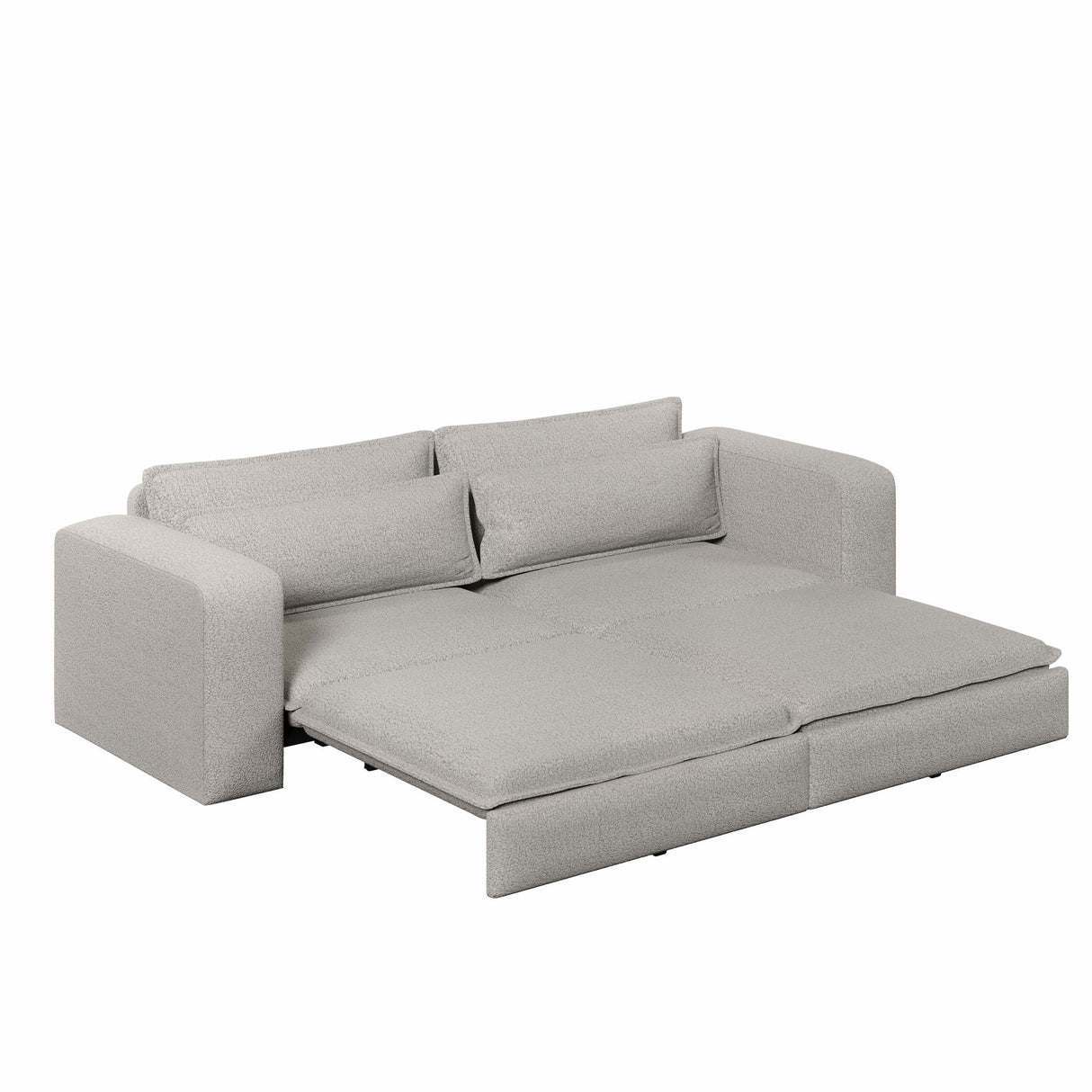 Sleeper Pull Out Sofa Bed, 3 In 1 Convertible Chaise Lounge