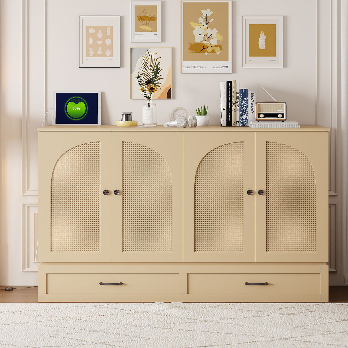 Murphy Bed With Large Drawers