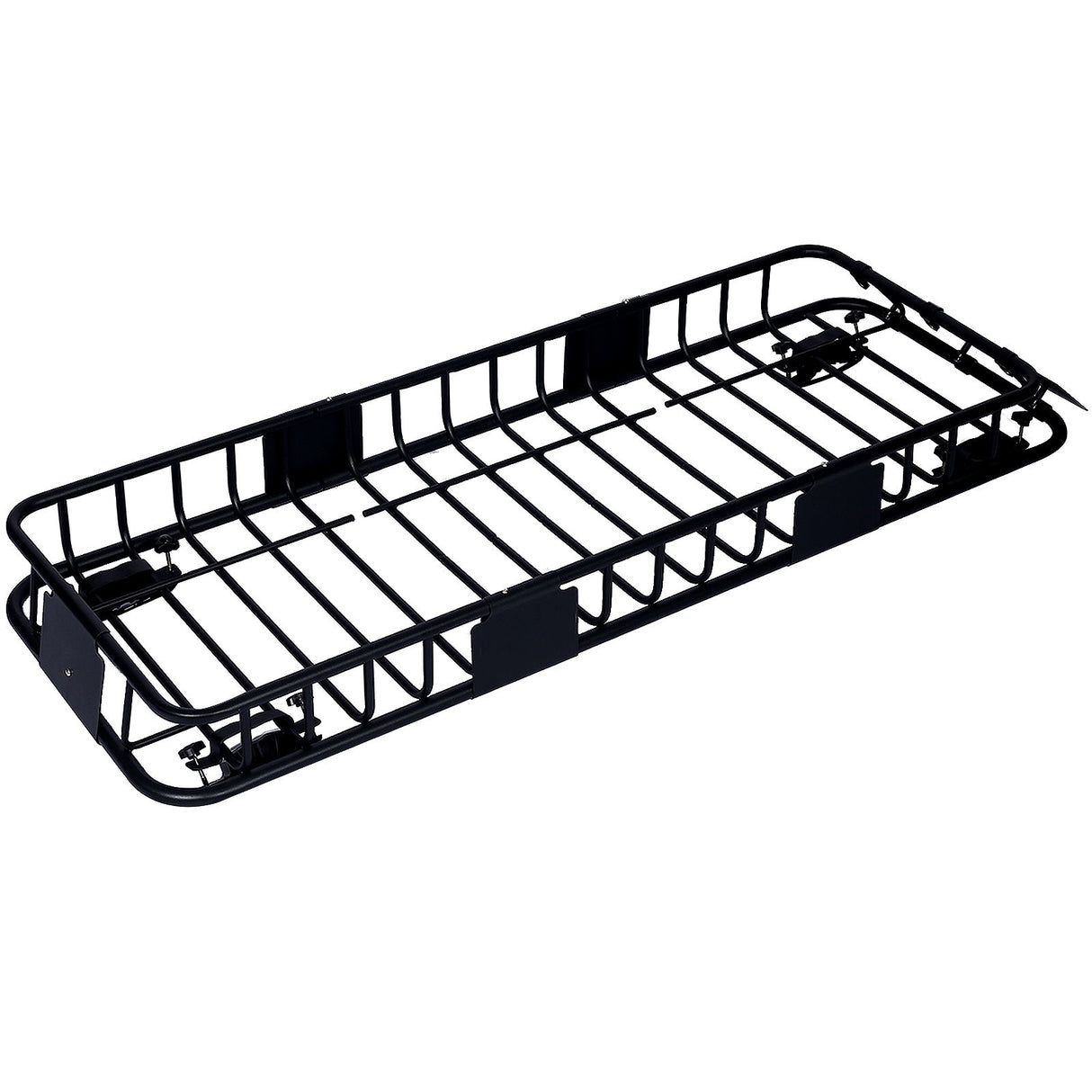 Motoring Rooftop Cargo Carrier Basket Steel, Universal Fit Roof Rack