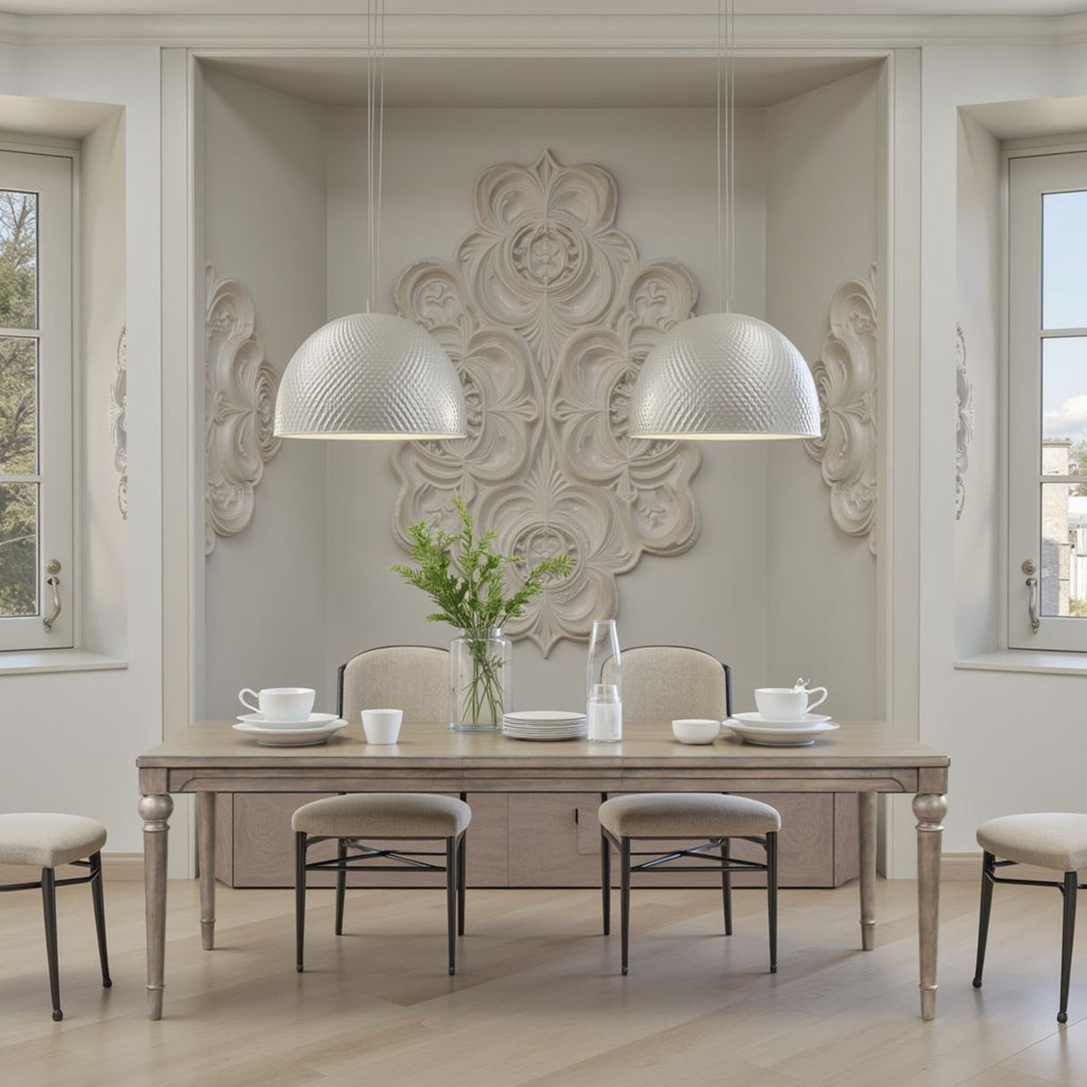 Middleton - Dining Table, Extends To 90" - Vintage Hazel