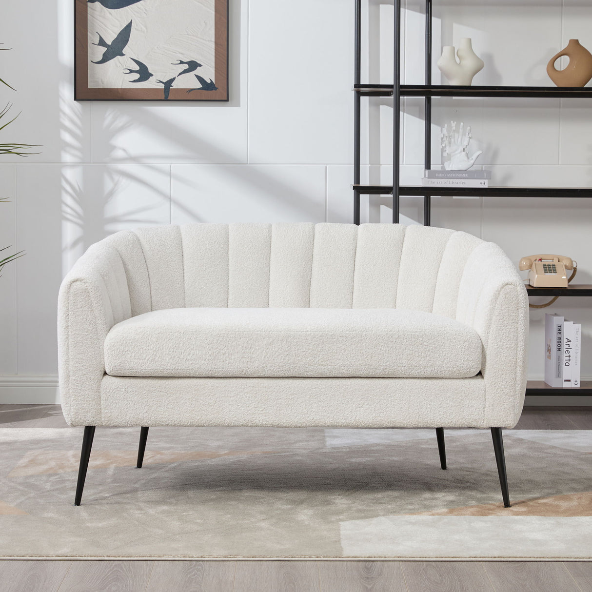 Glam Mini Loveseat, Accent Couch