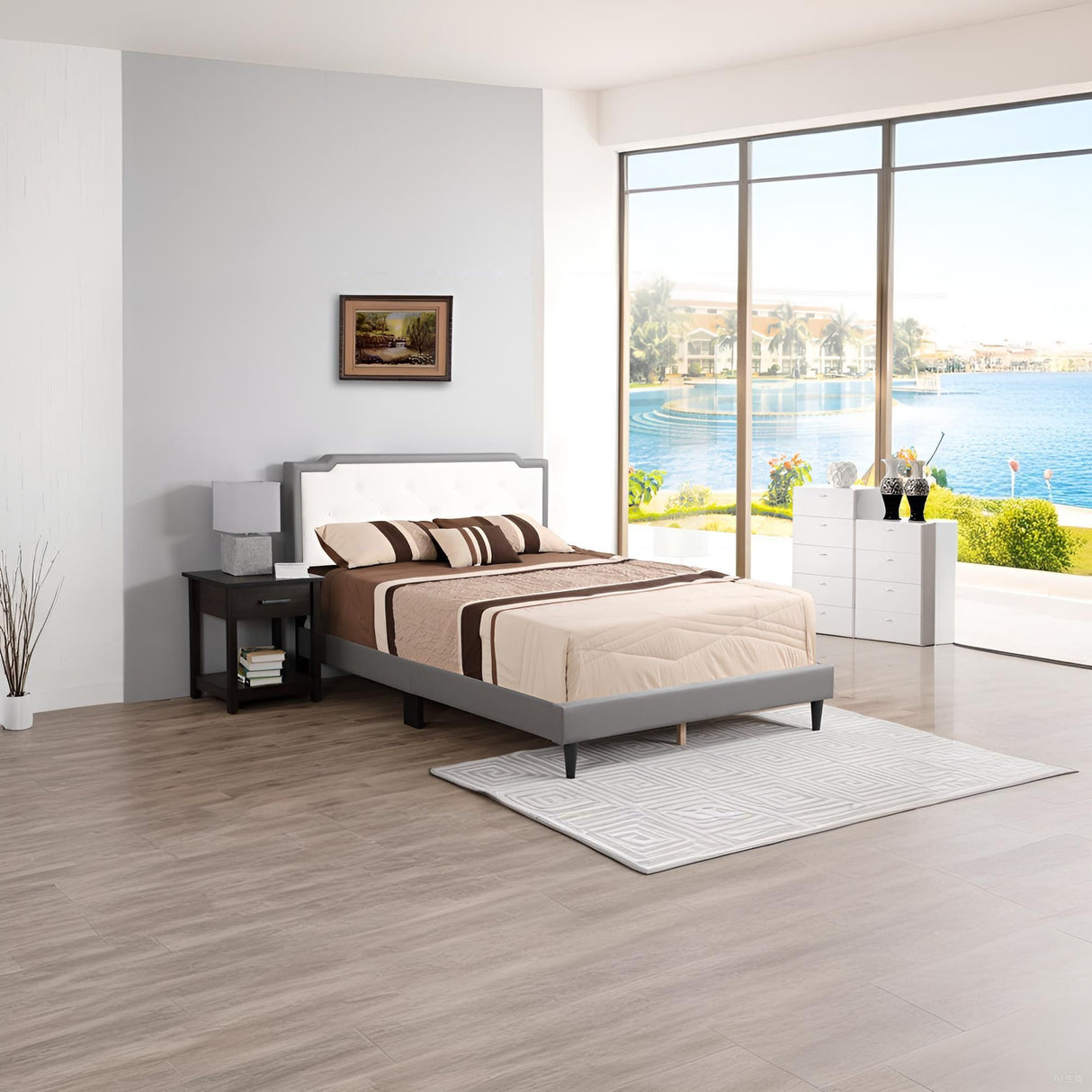 Deb - Bed (All in One Box) - Two Tone