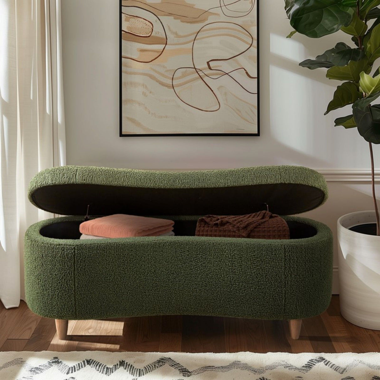 Flip Top Storage Bench
