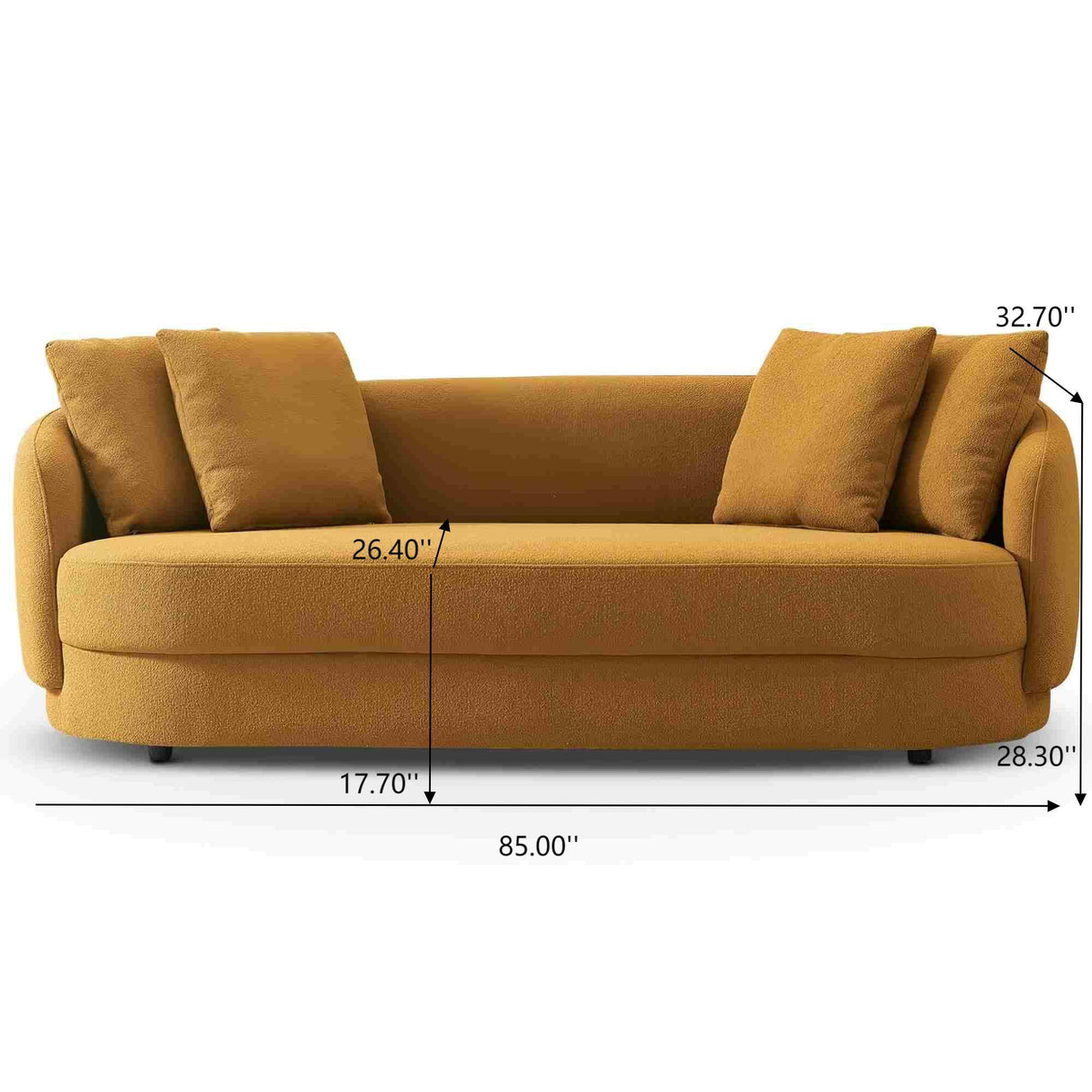 Dylan - Modern French Boucle Sofa