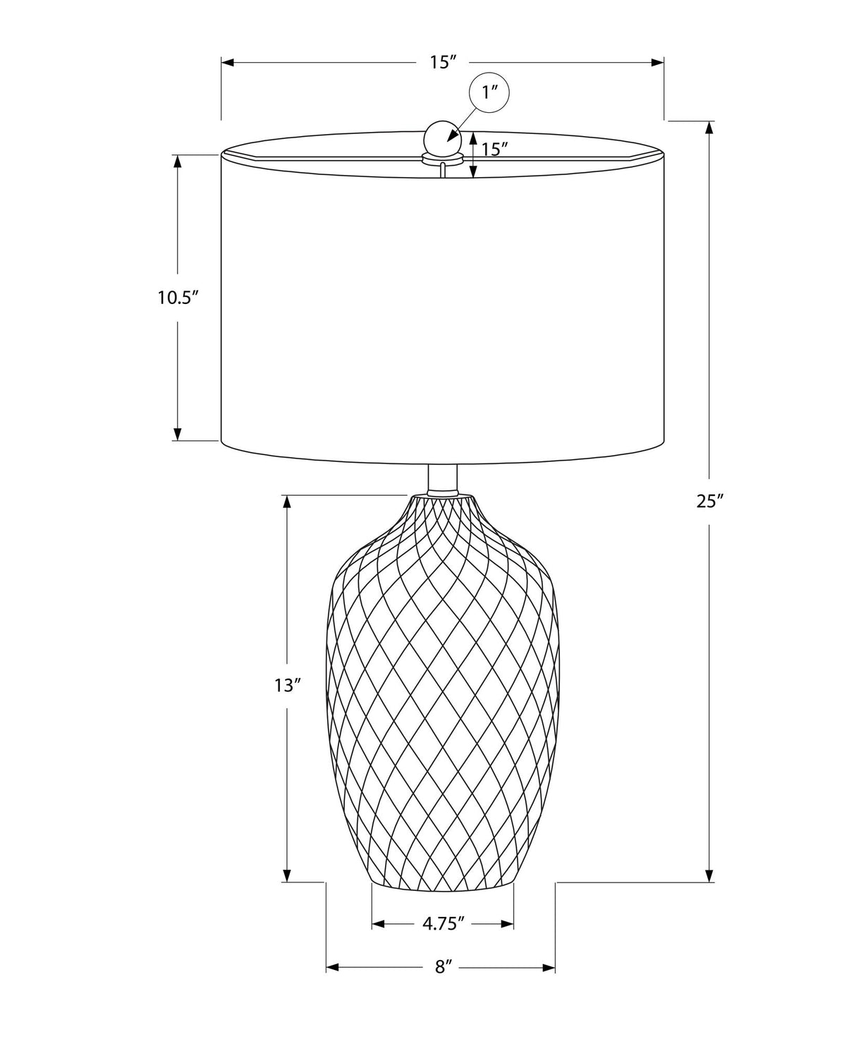 Lighting, Table Lamp, Transitional - Cream