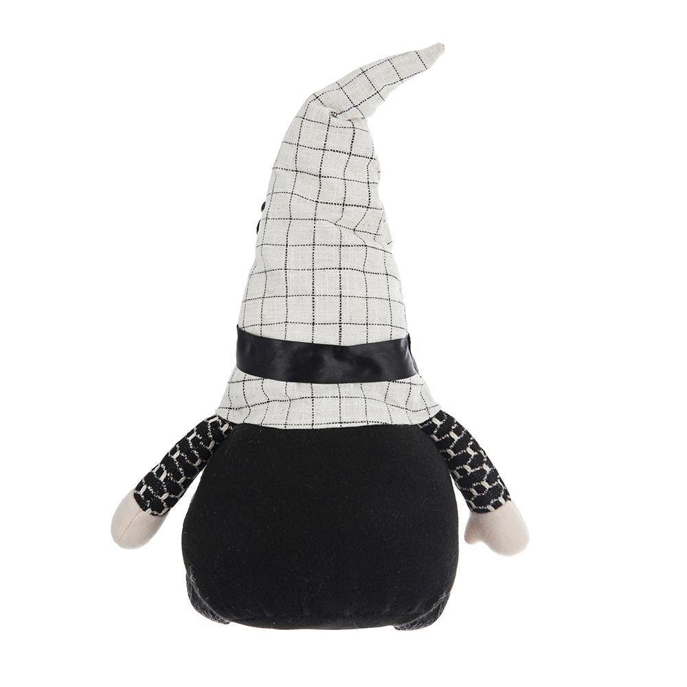 Sitting Gnome With Hat Spider, For Halloween Decor