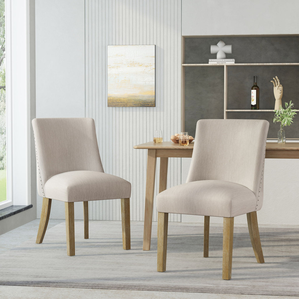 Classic Fabric Dining Chair