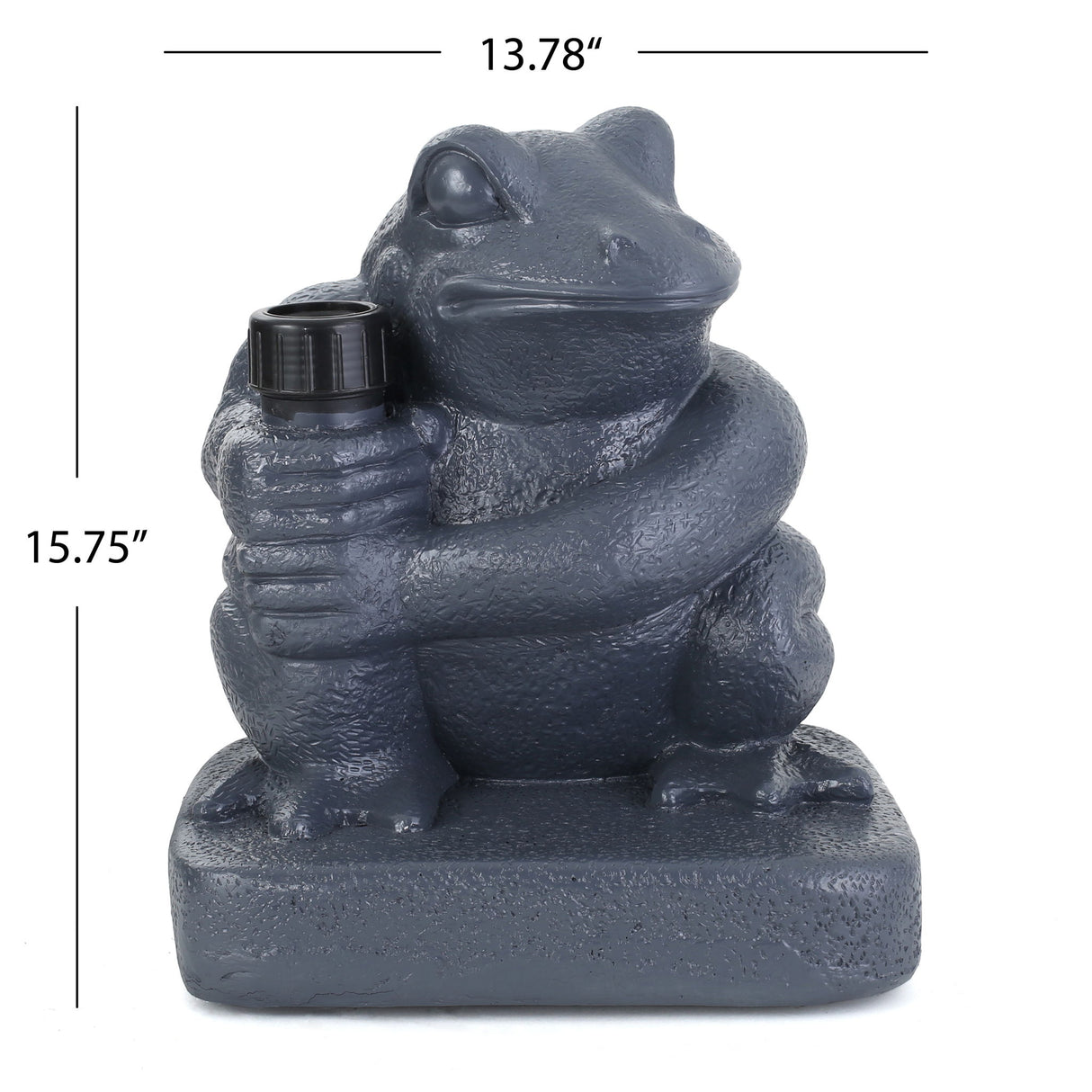Whimsical - Frog Neptune Umbrella Base Concrete