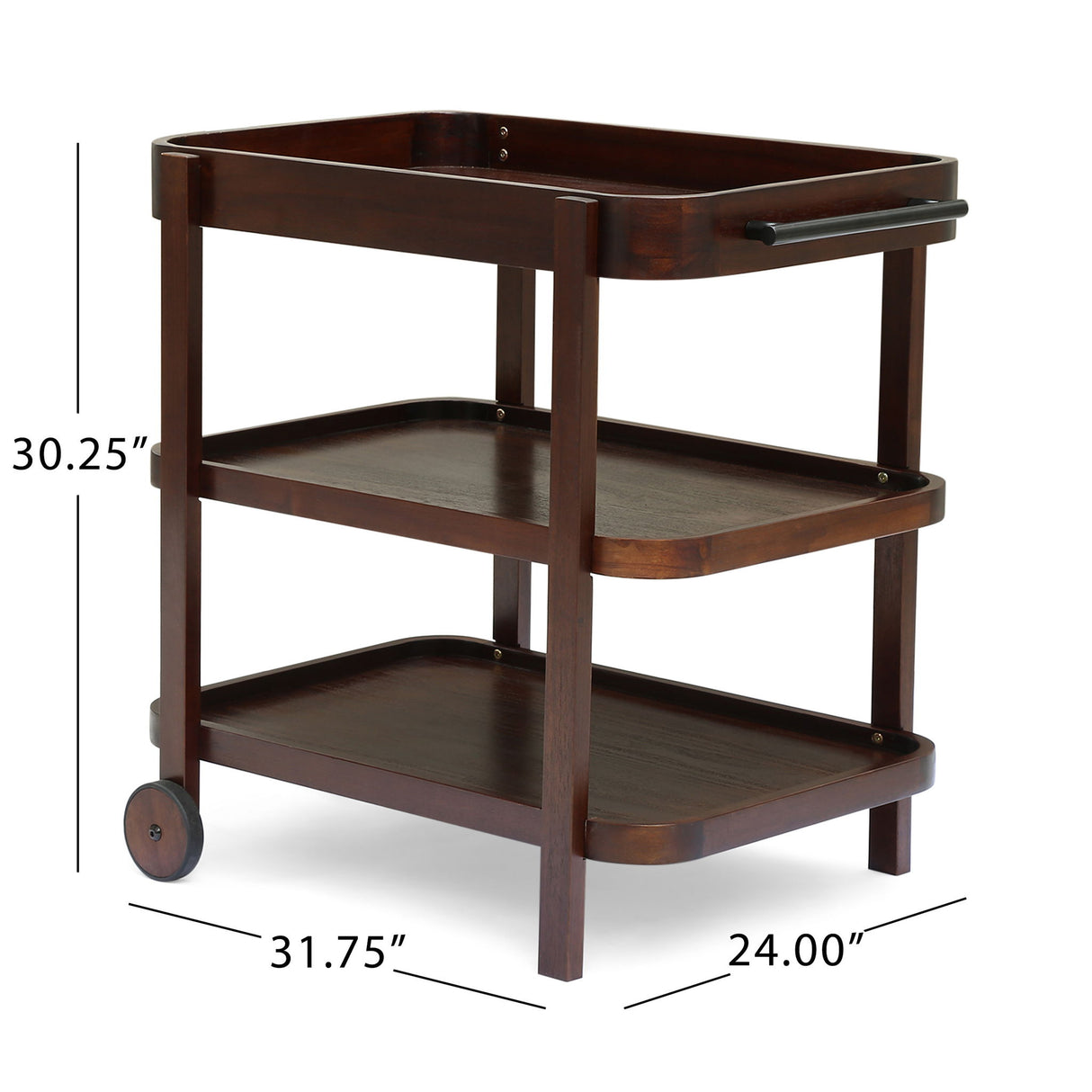 Home Selleck - Bar Cart - Mahogany