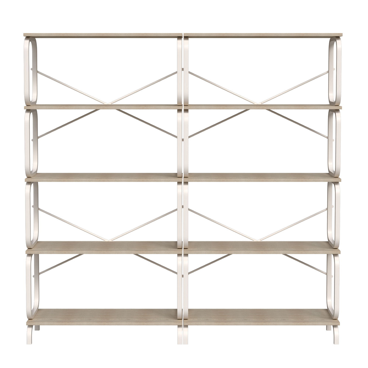 5 Tier Industrial Bookshelf, Tall Bookcase With Open Design, Vintage Storage Organizer