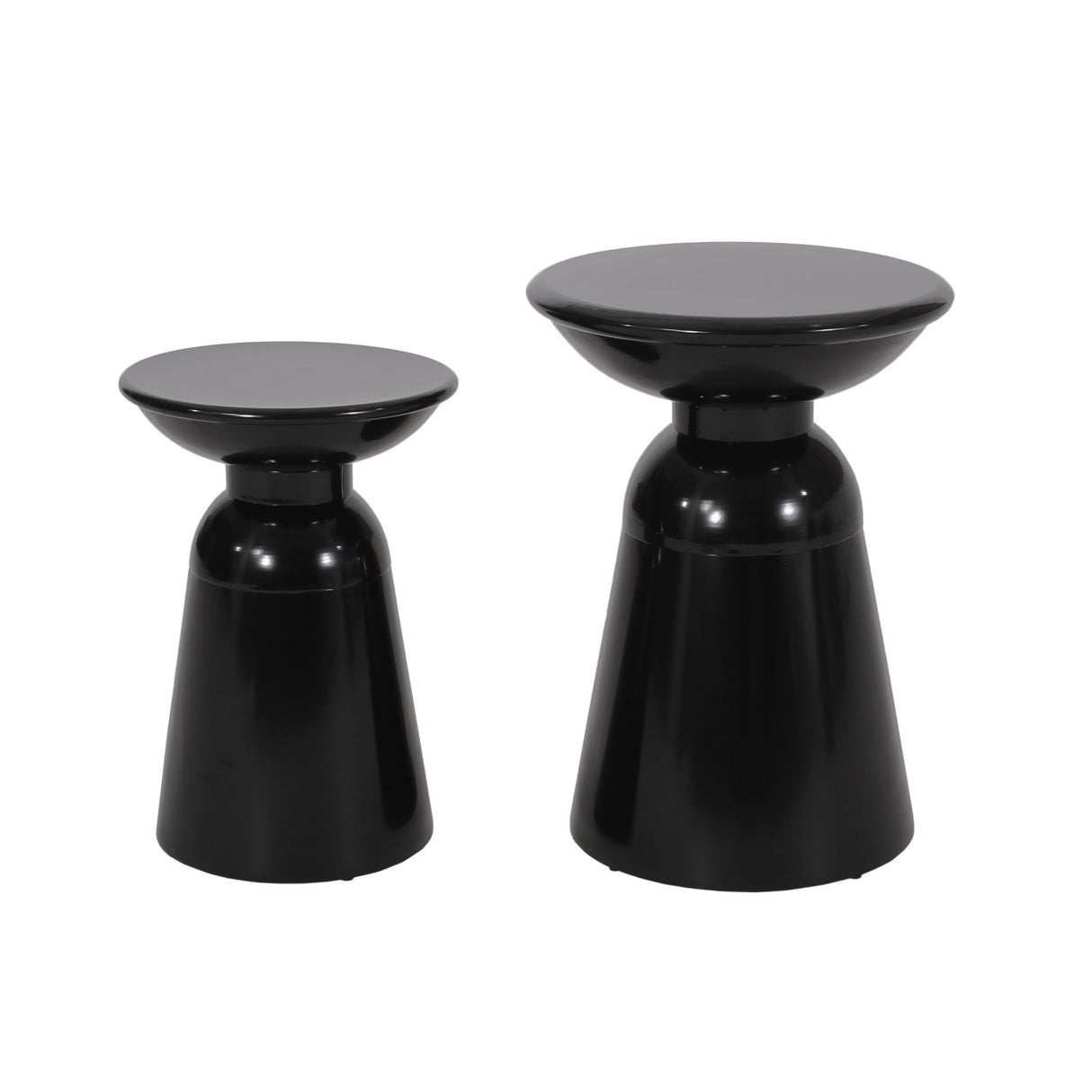 Serenita - Outdoor Side Tables With Flared Design (Set of 2)