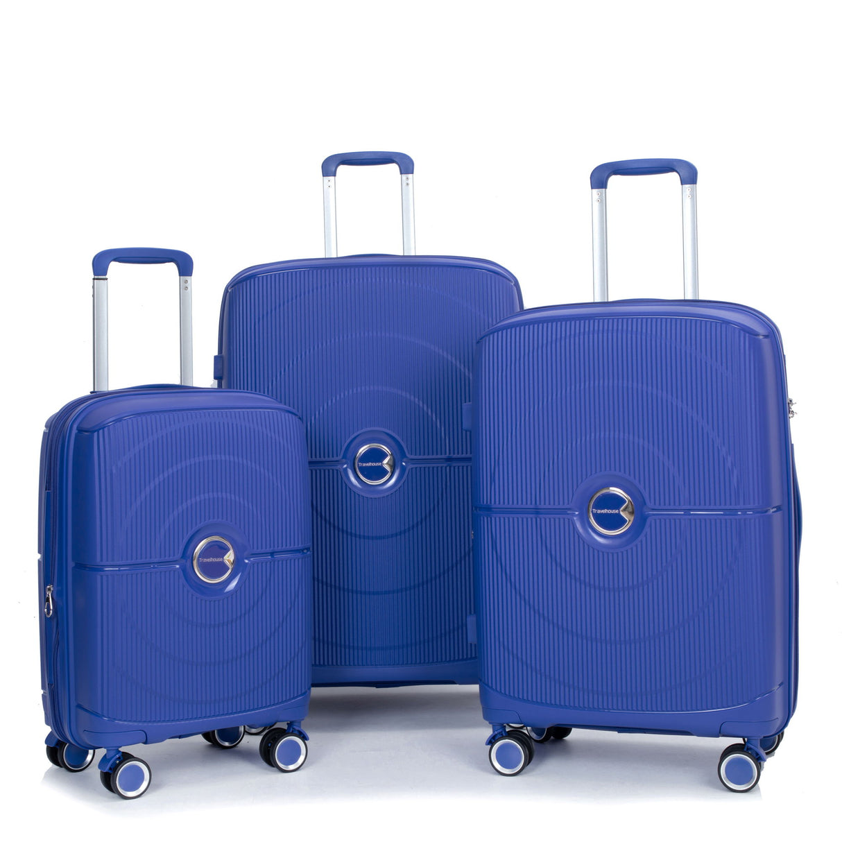 Expandable Hardshell Suitcase Double Spinner Wheels Luggage Sets