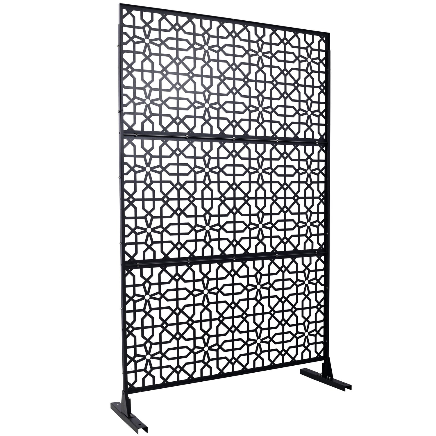 Outdoor & Indoor Metal Freestanding Decorative Privacy Screen
