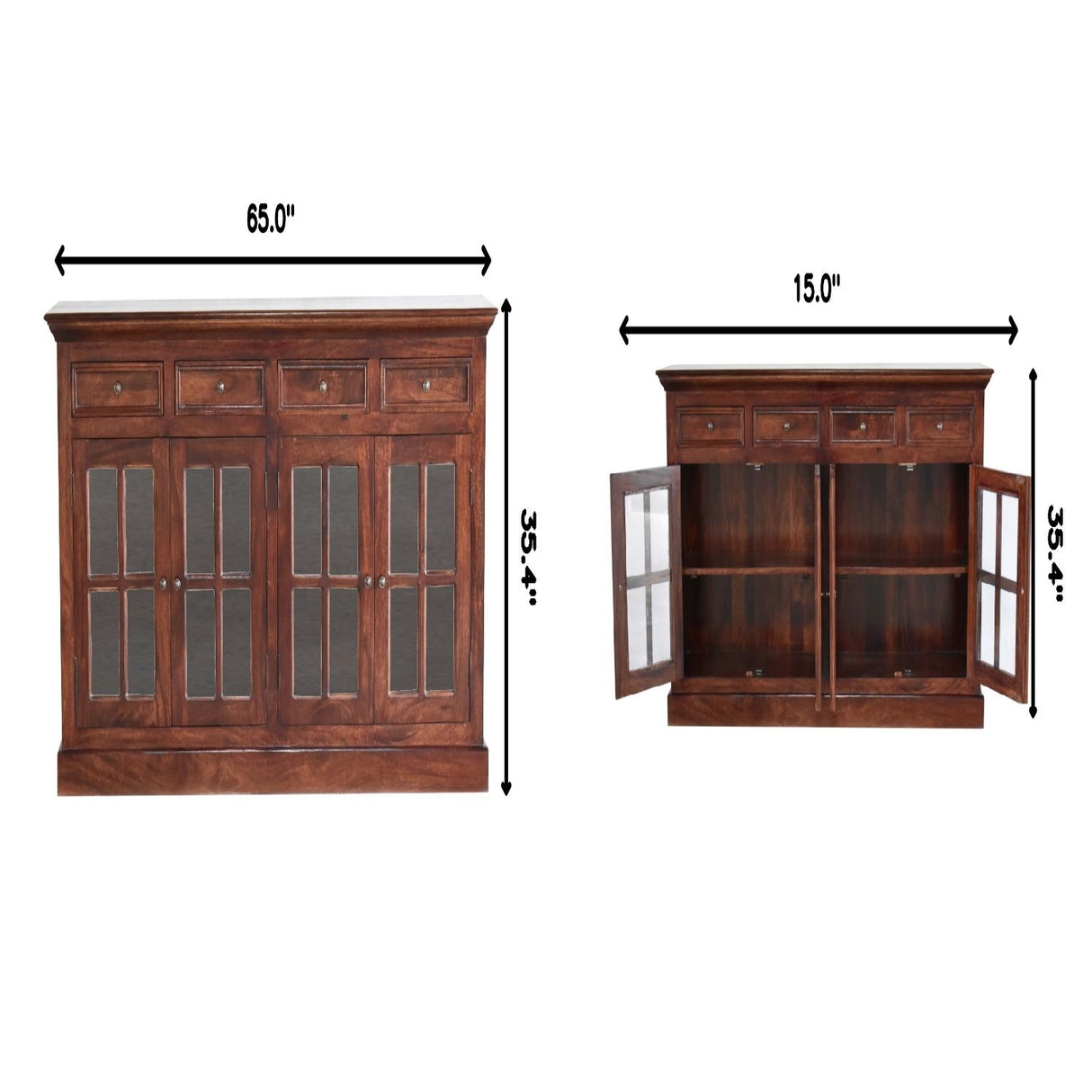 Large Glazed Sideboard