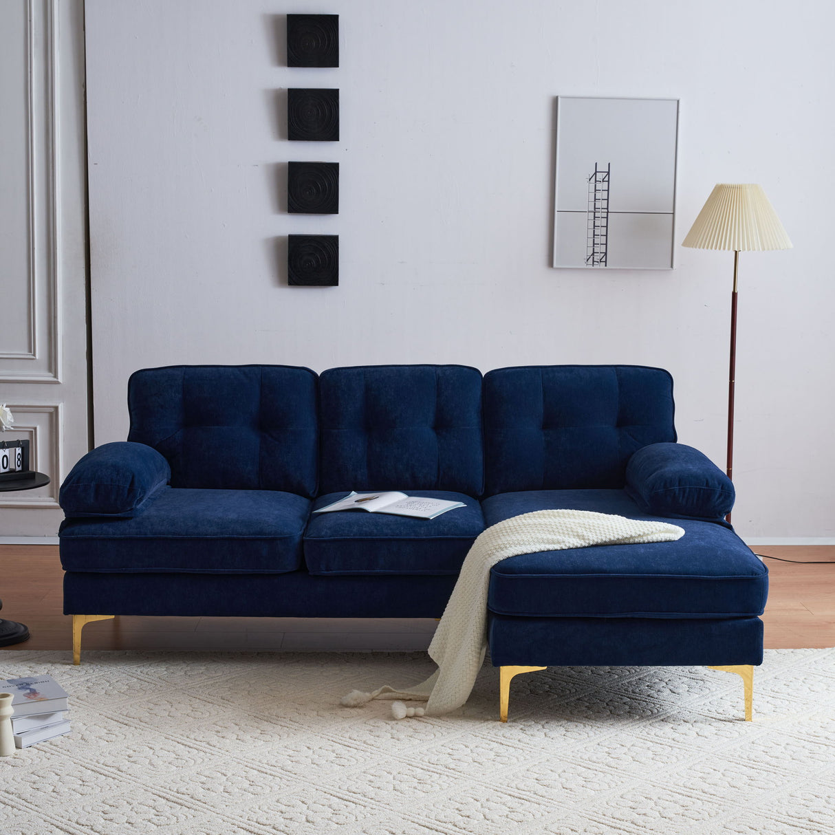 Modern L Shaped Sectional Sofa For Living Room