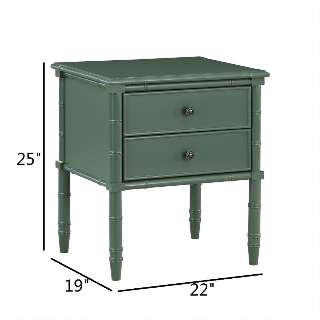 Emmett - 2 Drawer Nightstand