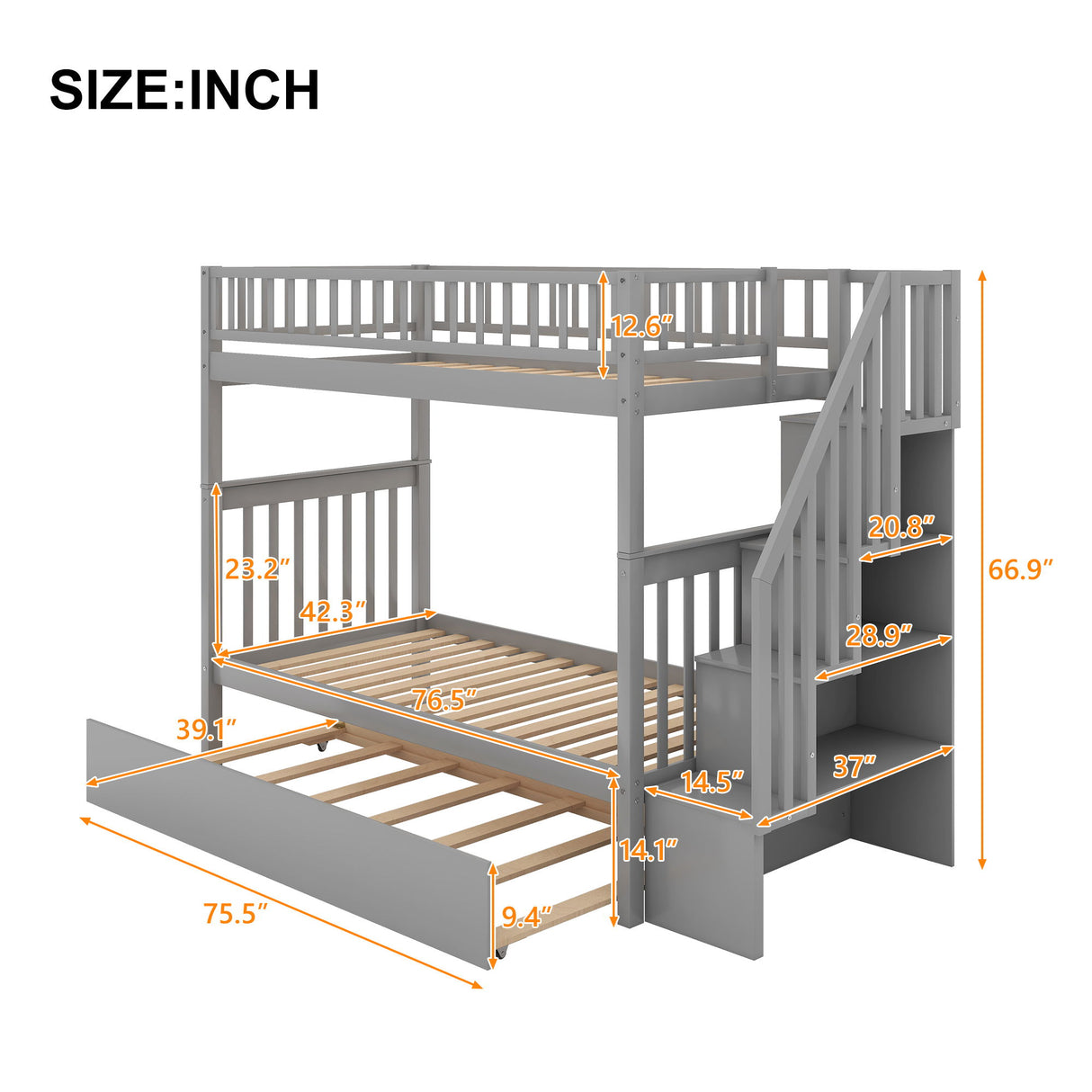 Bunk Bed With Staircase