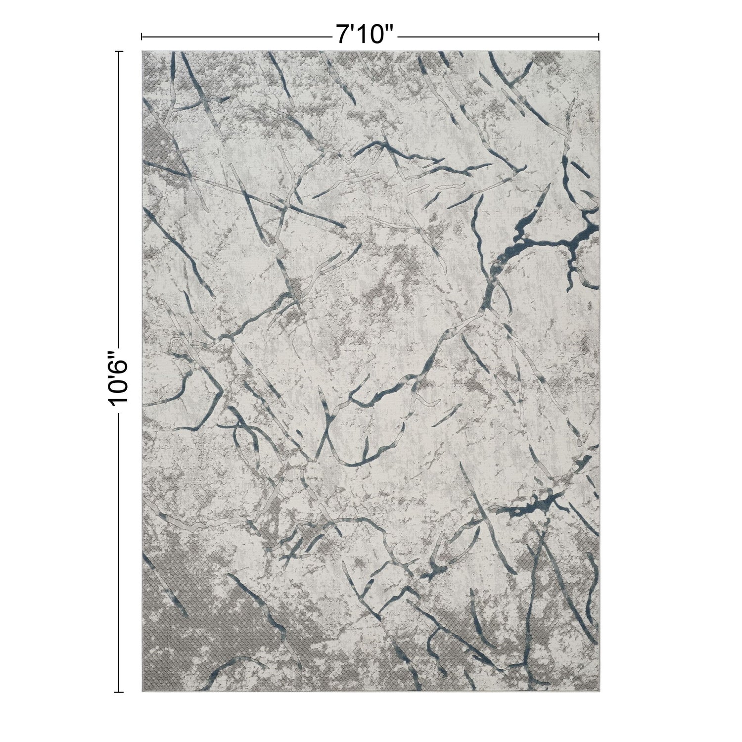 Geometrix - Contemporary Area Rug With Geometric 3D Effect