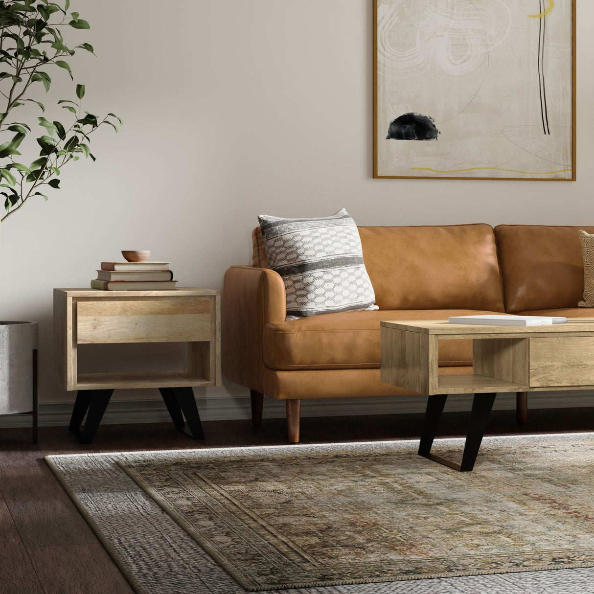 Lowry - Handcrafted End Table